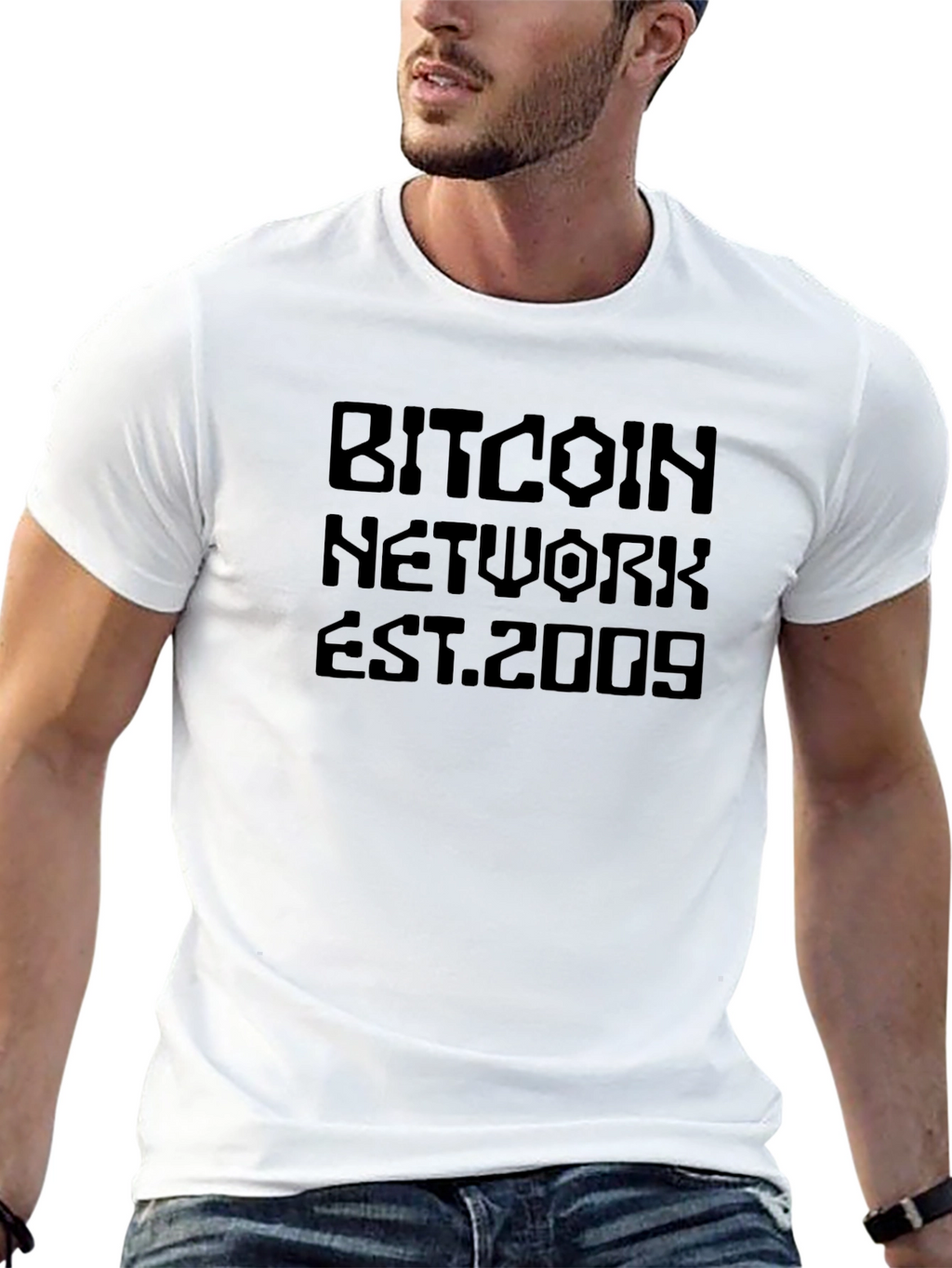 Bitcoin Network EST. 2009 Black T-Shirt