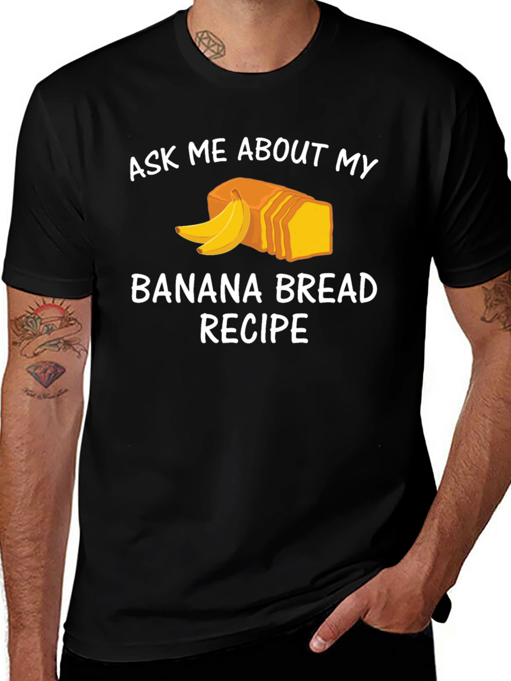 Banana Bread Recipe T-Shirt