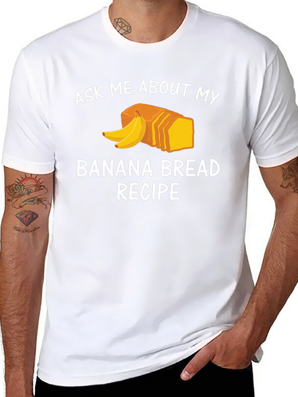 Banana Bread Recipe T-Shirt