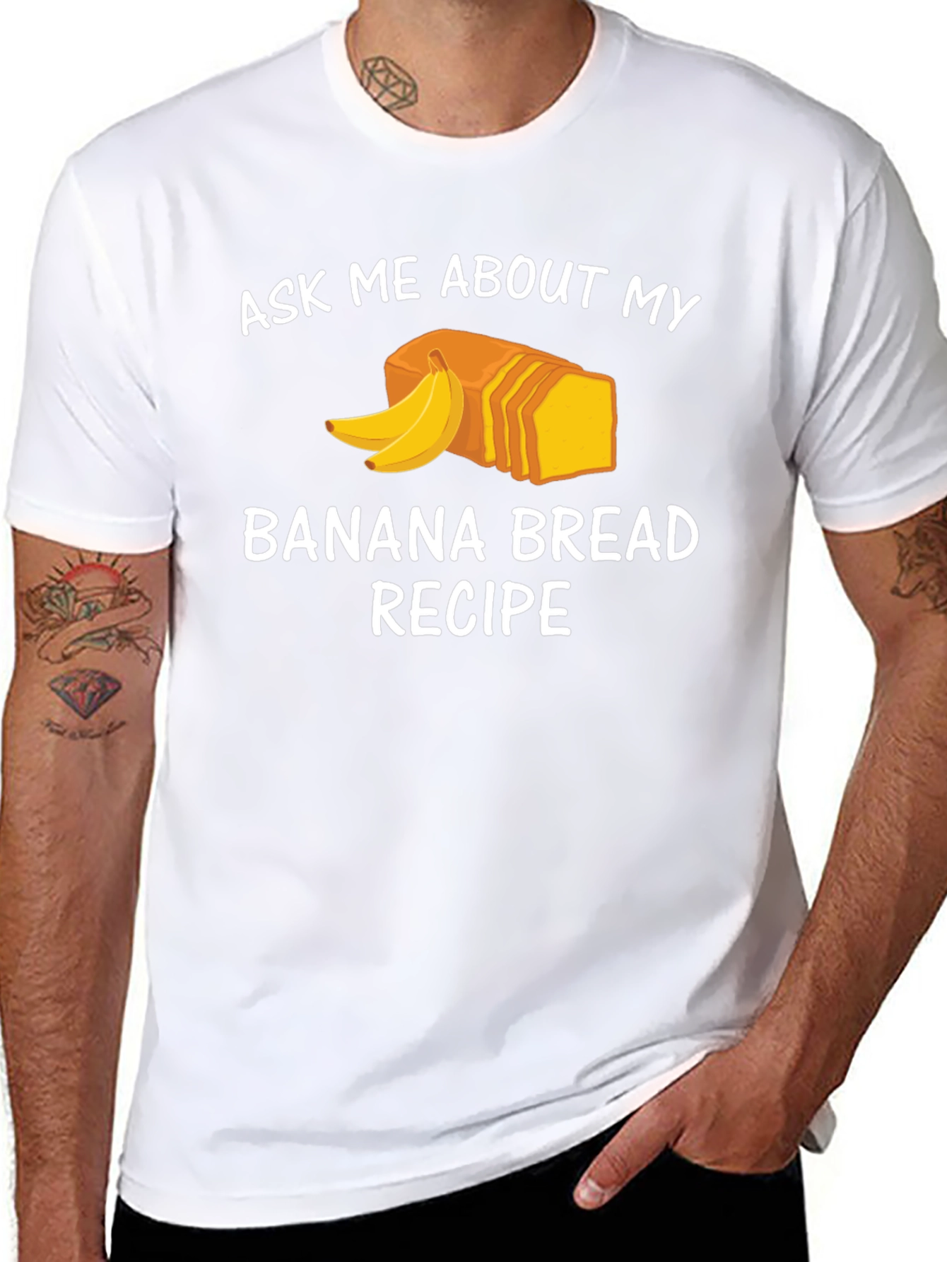 Banana Bread Recipe T-Shirt