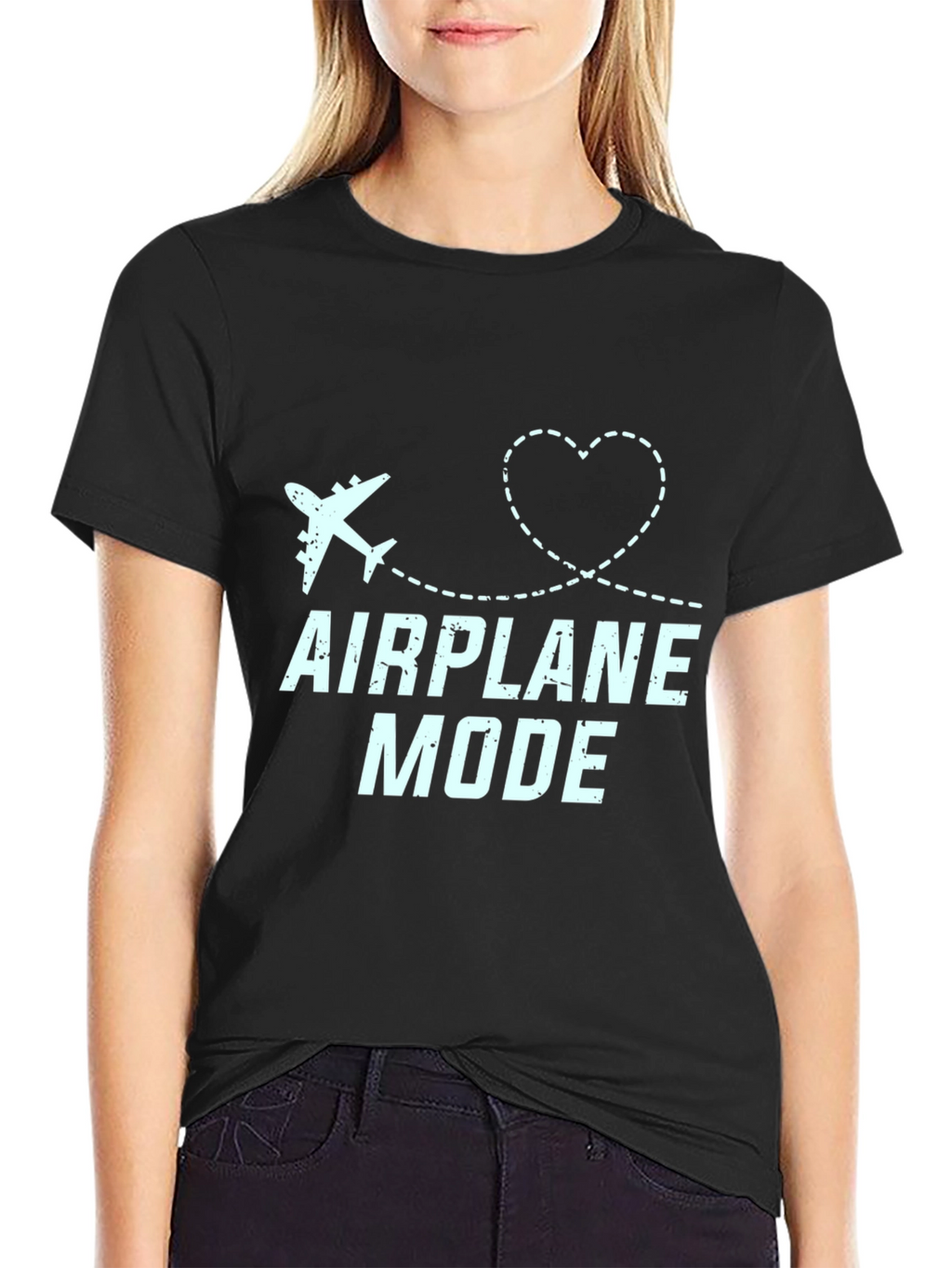 Airplane Mode Graphic Tee - Travel Lover Shirt