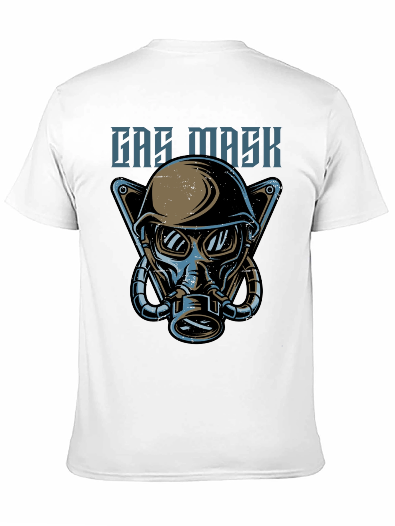 Gas Mask Graphic Tee - Military Style T-Shirt