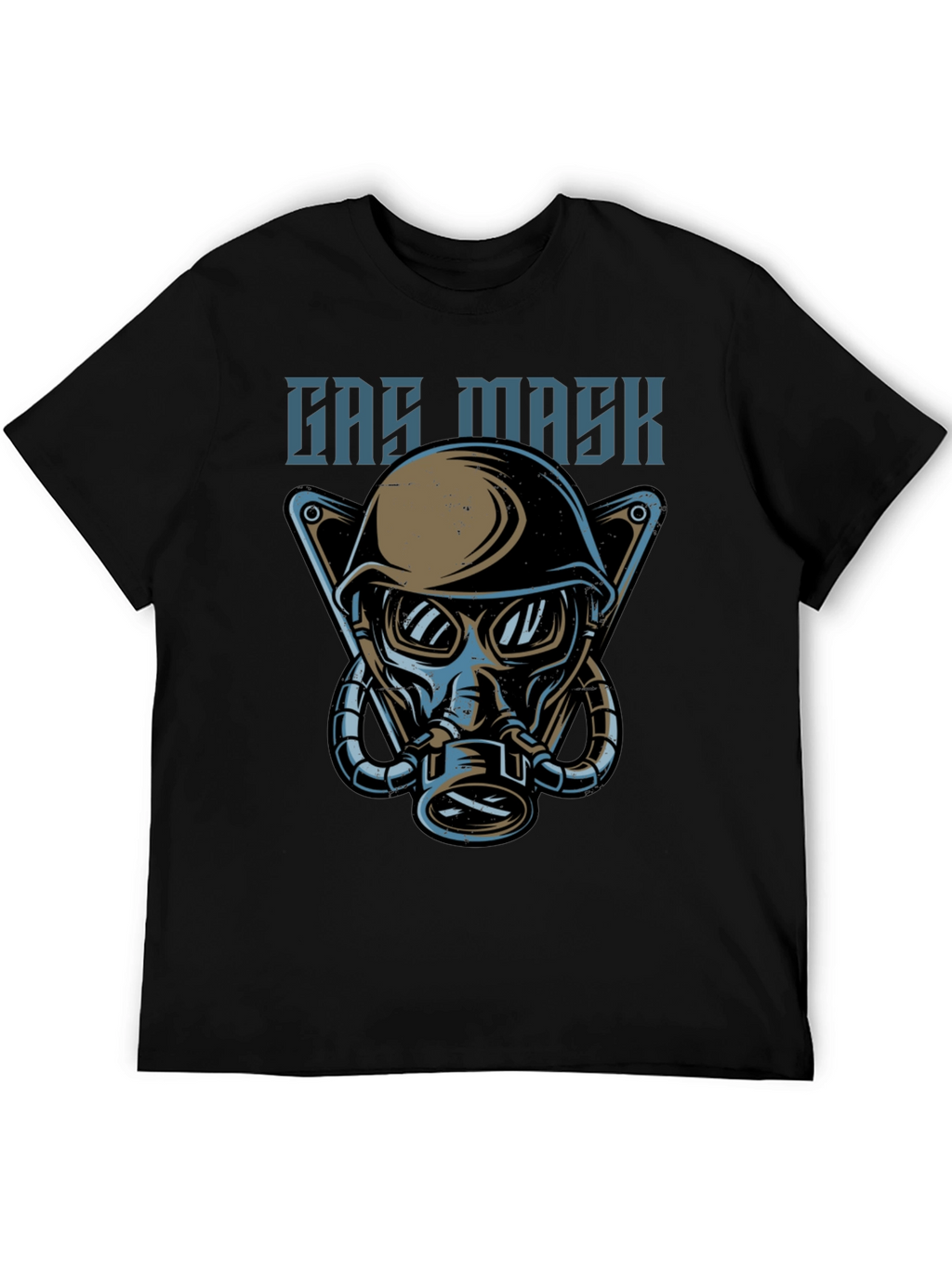 Gas Mask Graphic Tee - Military Style T-Shirt