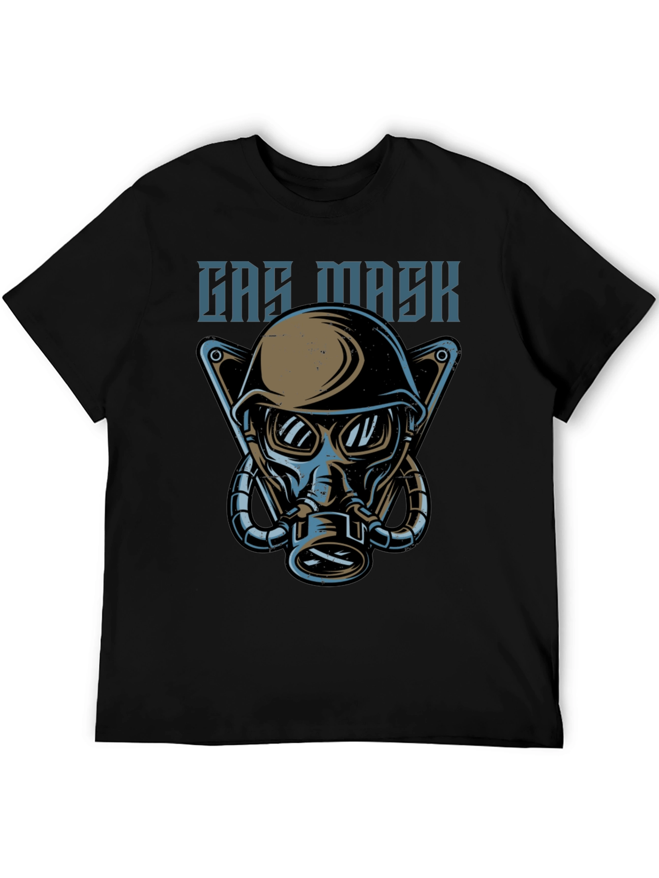 Gas Mask Graphic Tee - Military Style T-Shirt