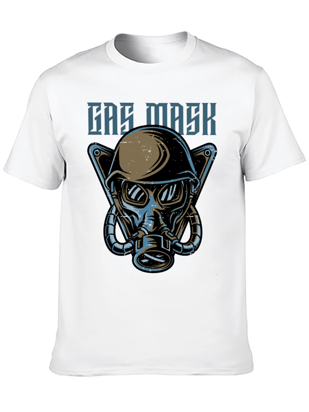 Gas Mask Graphic Tee - Military Style T-Shirt