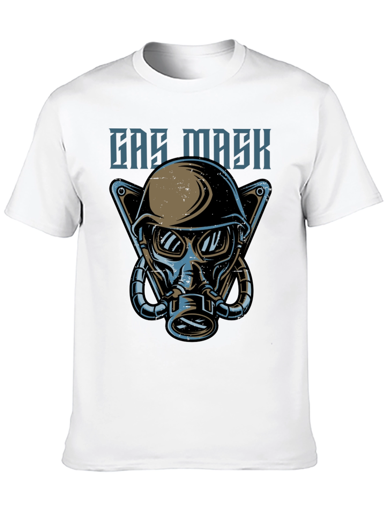 Gas Mask Graphic Tee - Military Style T-Shirt