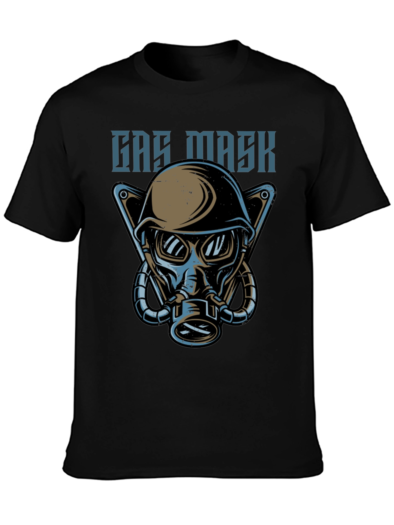 Gas Mask Graphic Tee - Military Style T-Shirt