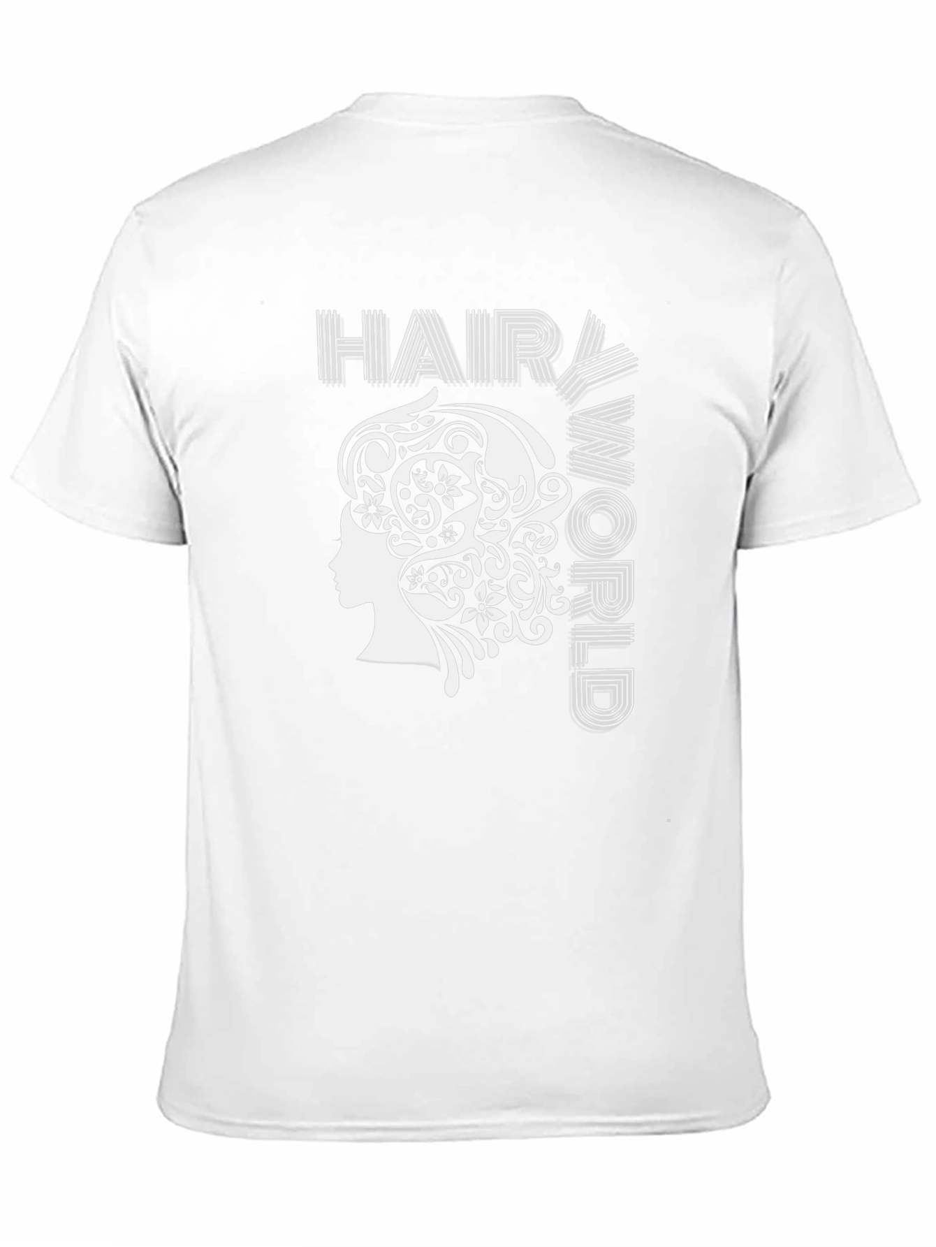 Hair World Graphic Tee - Unisex Black Cotton T-Shirt