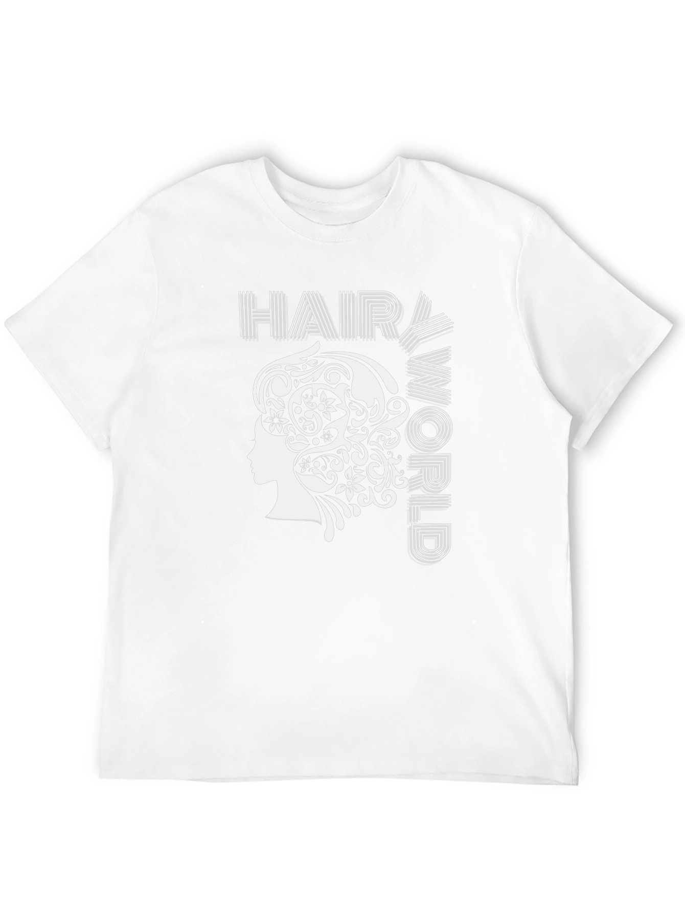 Hair World Graphic Tee - Unisex Black Cotton T-Shirt