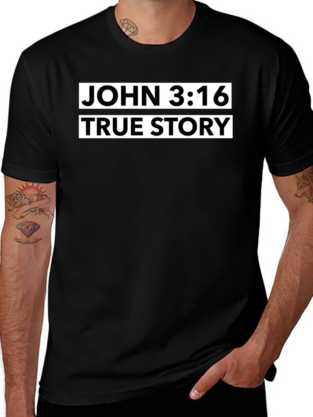 John 3:16 True Story Graphic Tee