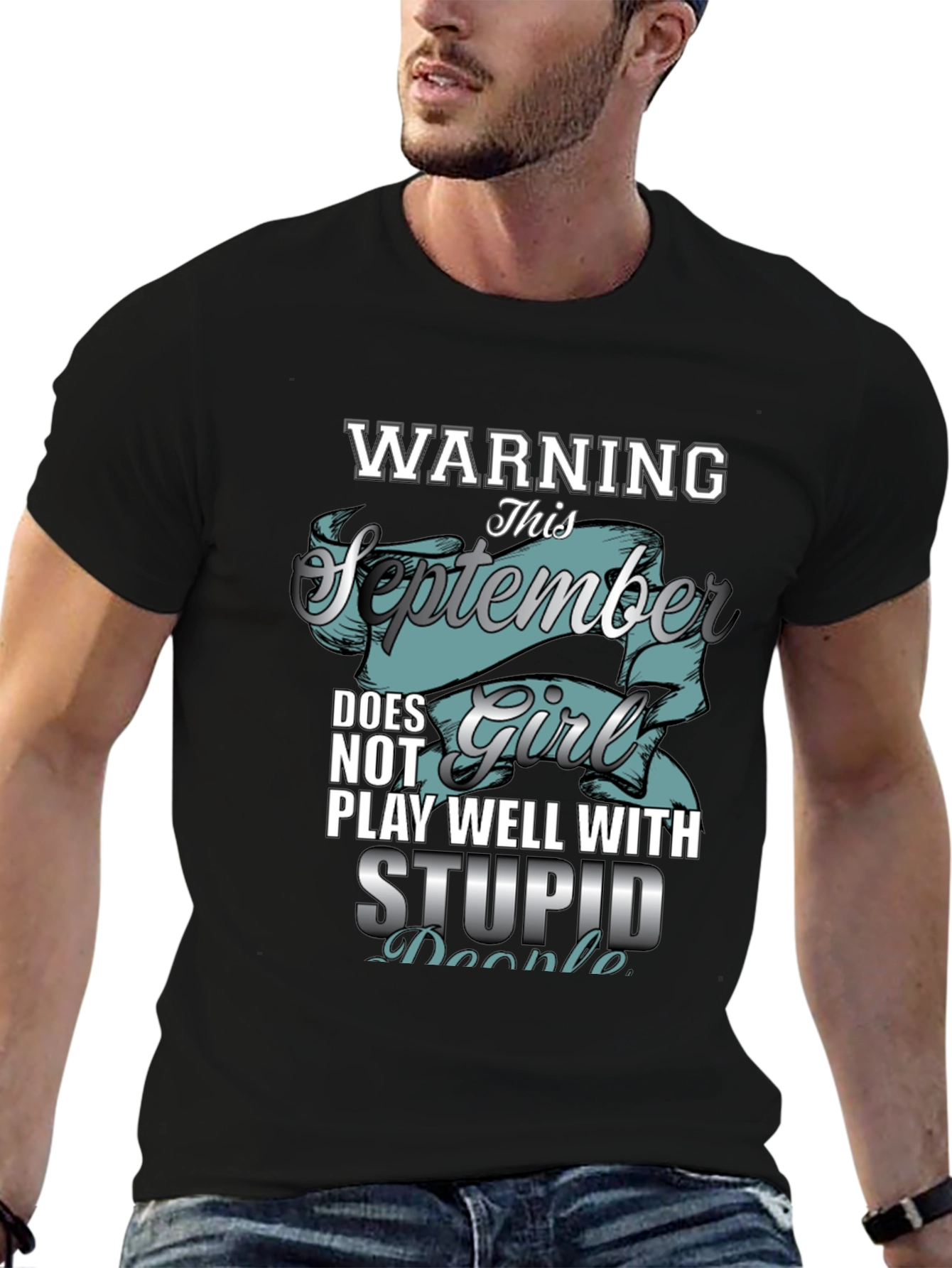 Warning September Girl T-Shirt