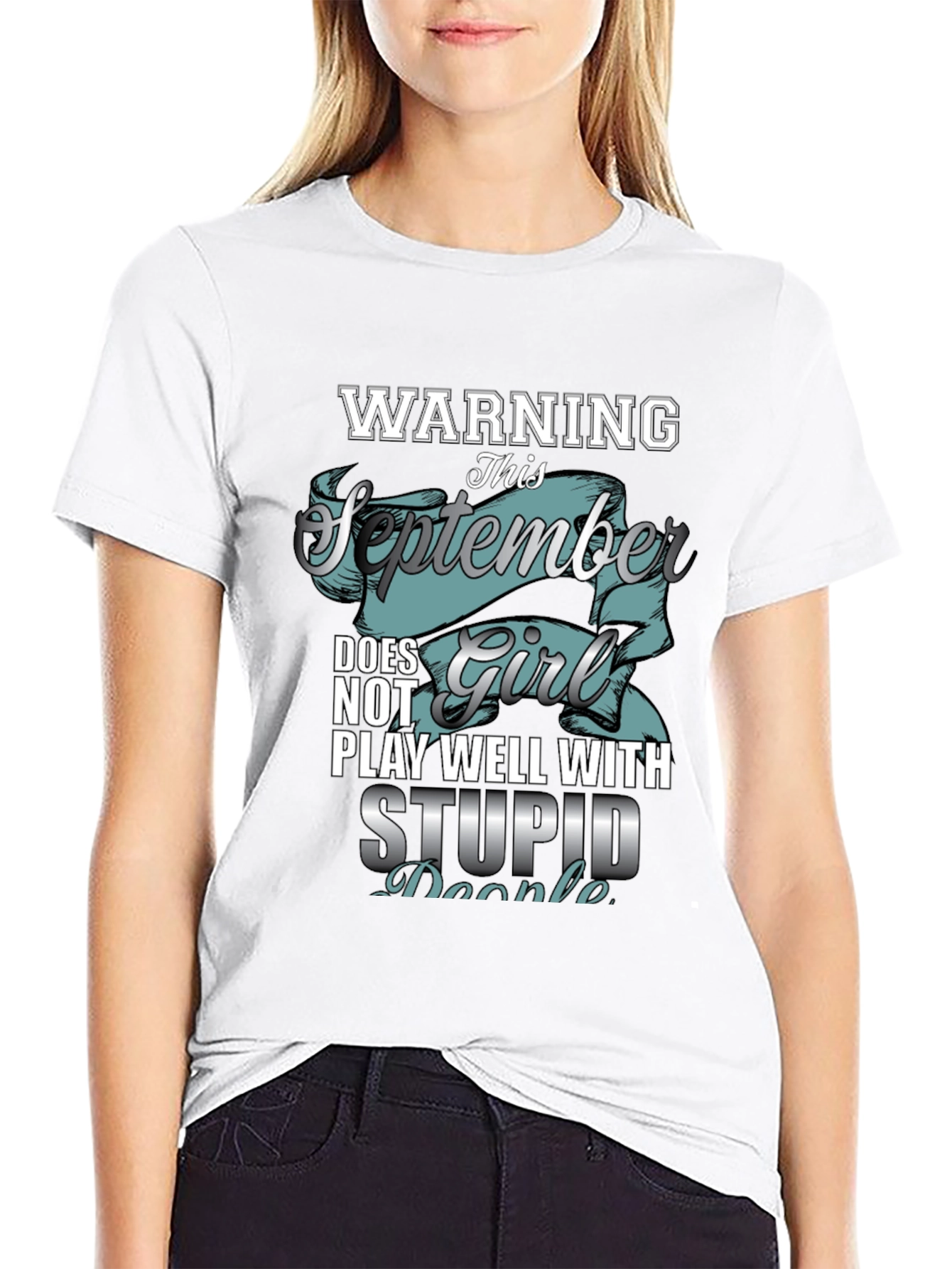 Warning September Girl T-Shirt