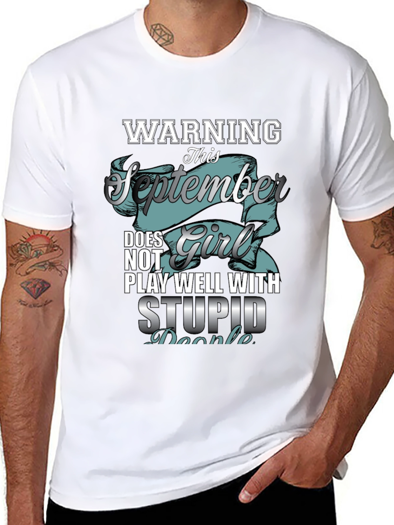 Warning September Girl T-Shirt