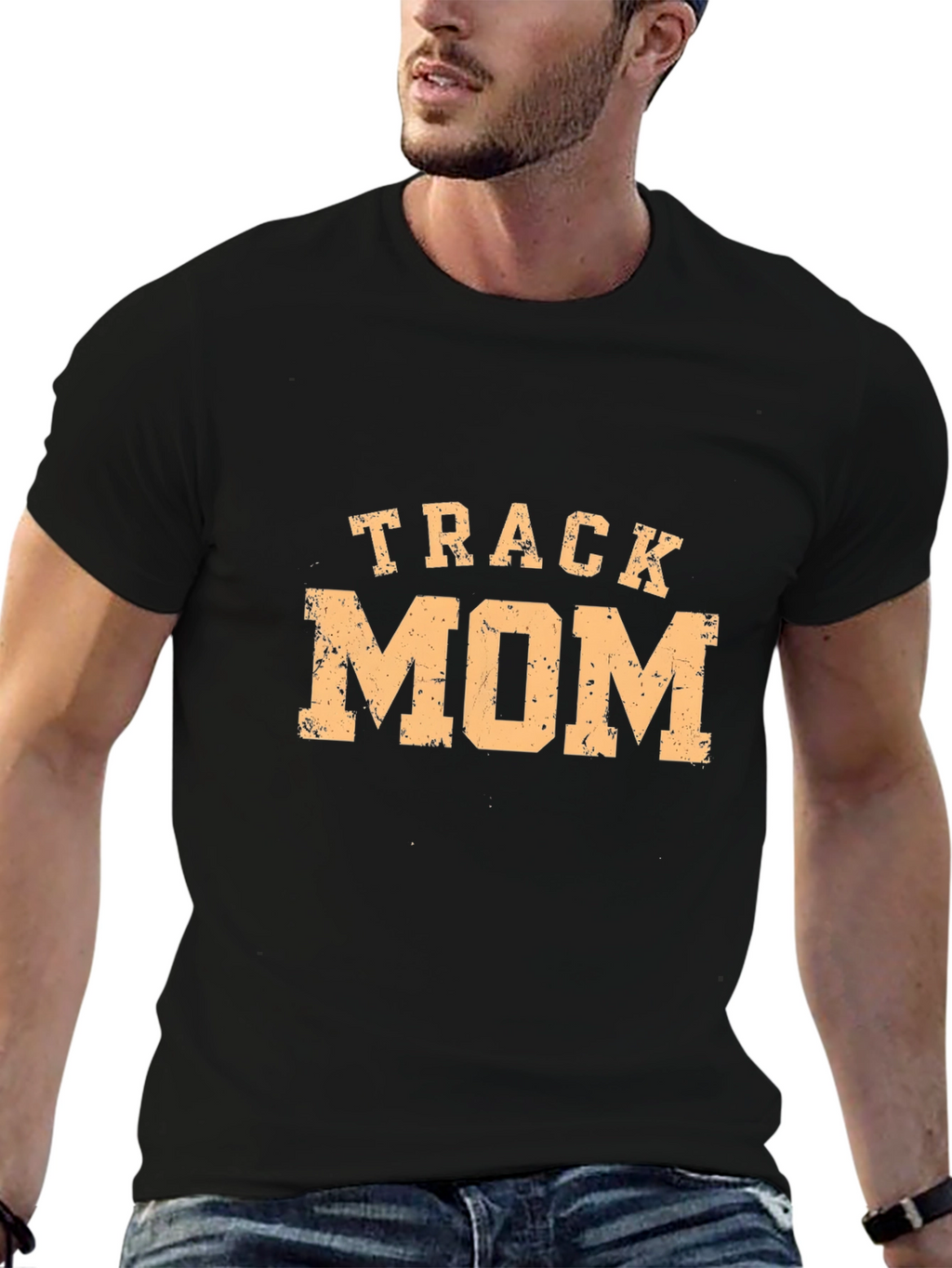 Track Mom Graphic Tee - Unisex Soft Cotton