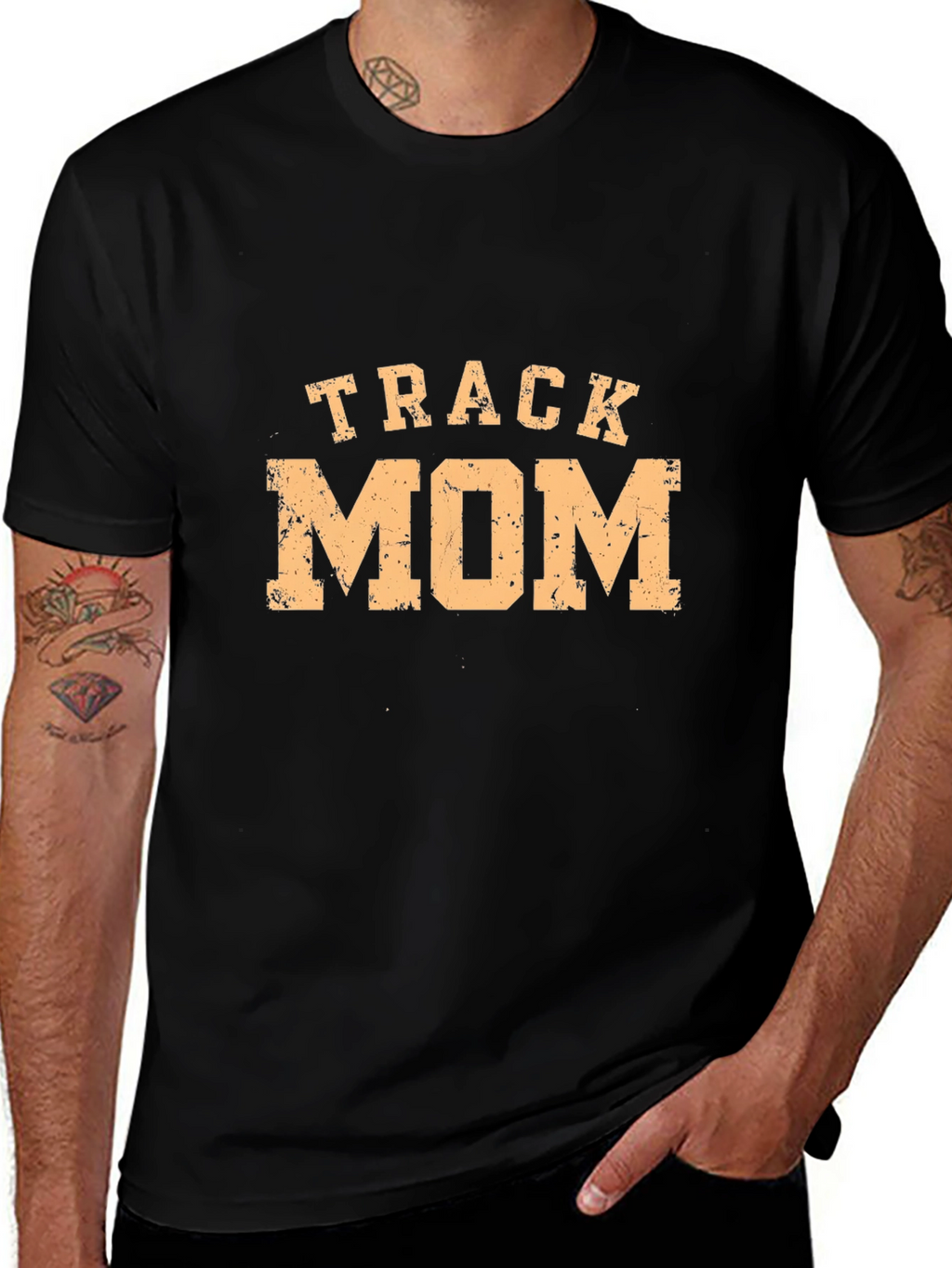 Track Mom Graphic Tee - Unisex Soft Cotton