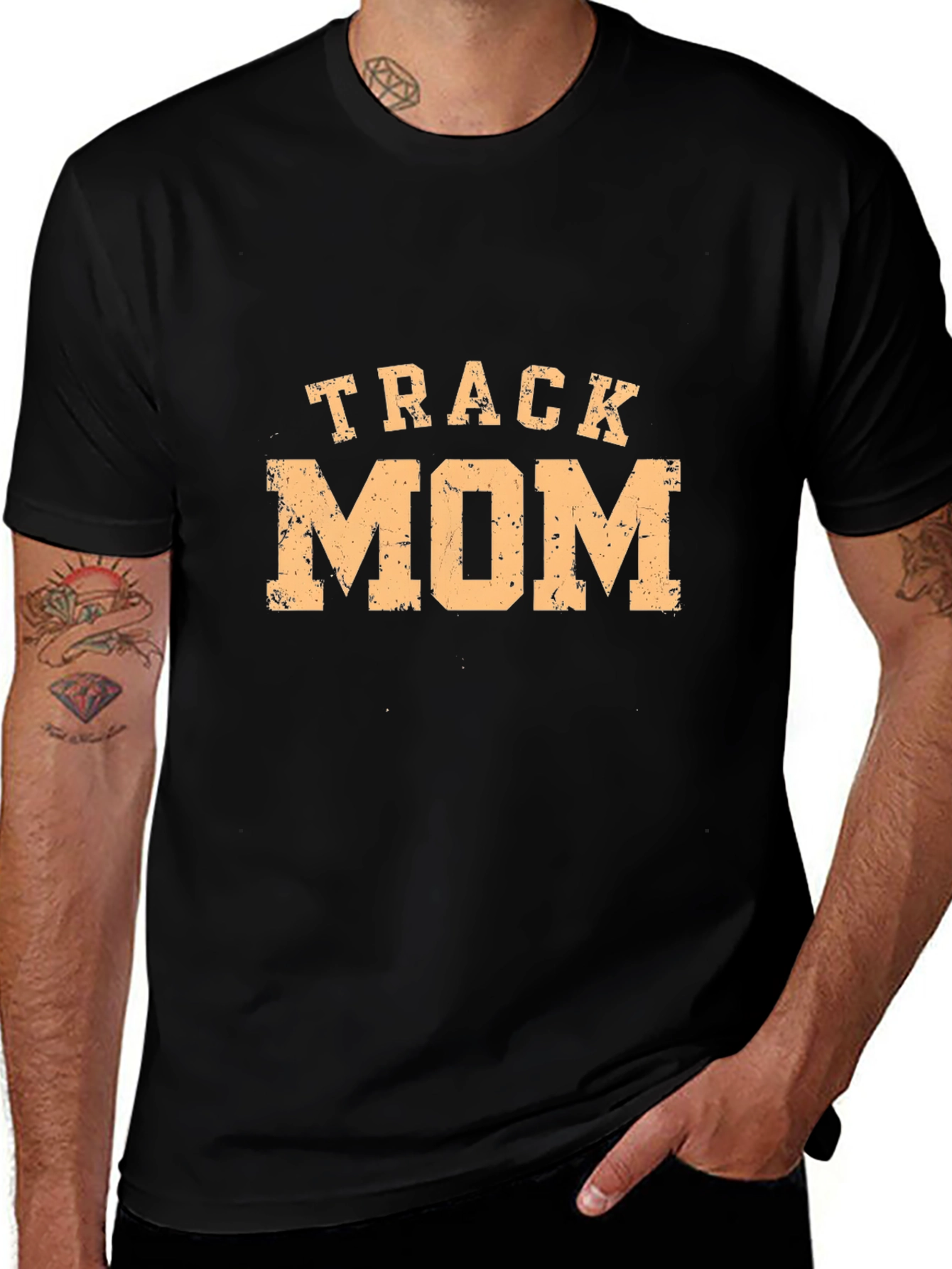 Track Mom Graphic Tee - Unisex Soft Cotton