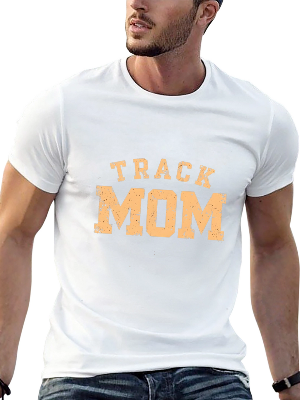 Track Mom Graphic Tee - Unisex Soft Cotton
