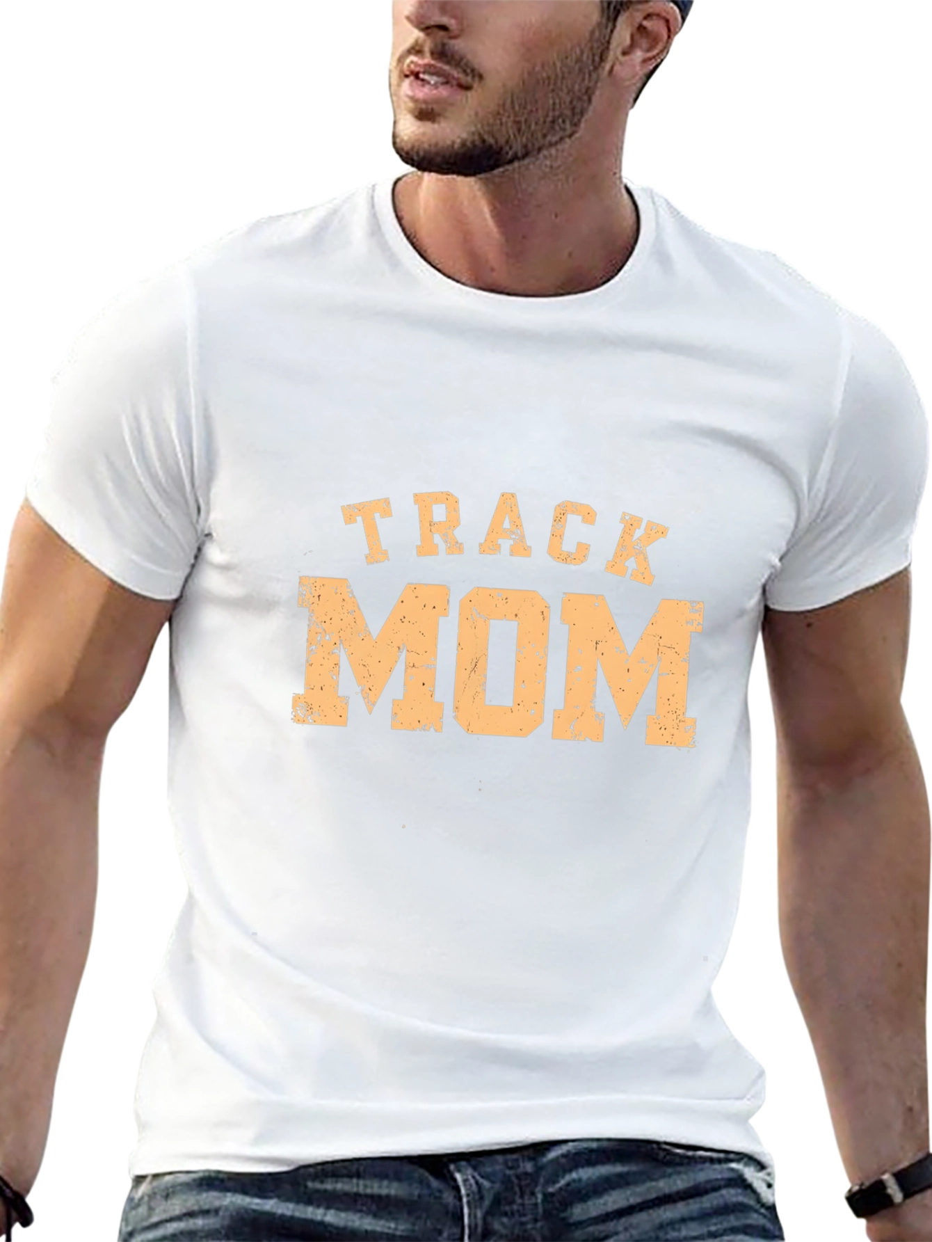 Track Mom Graphic Tee - Unisex Soft Cotton