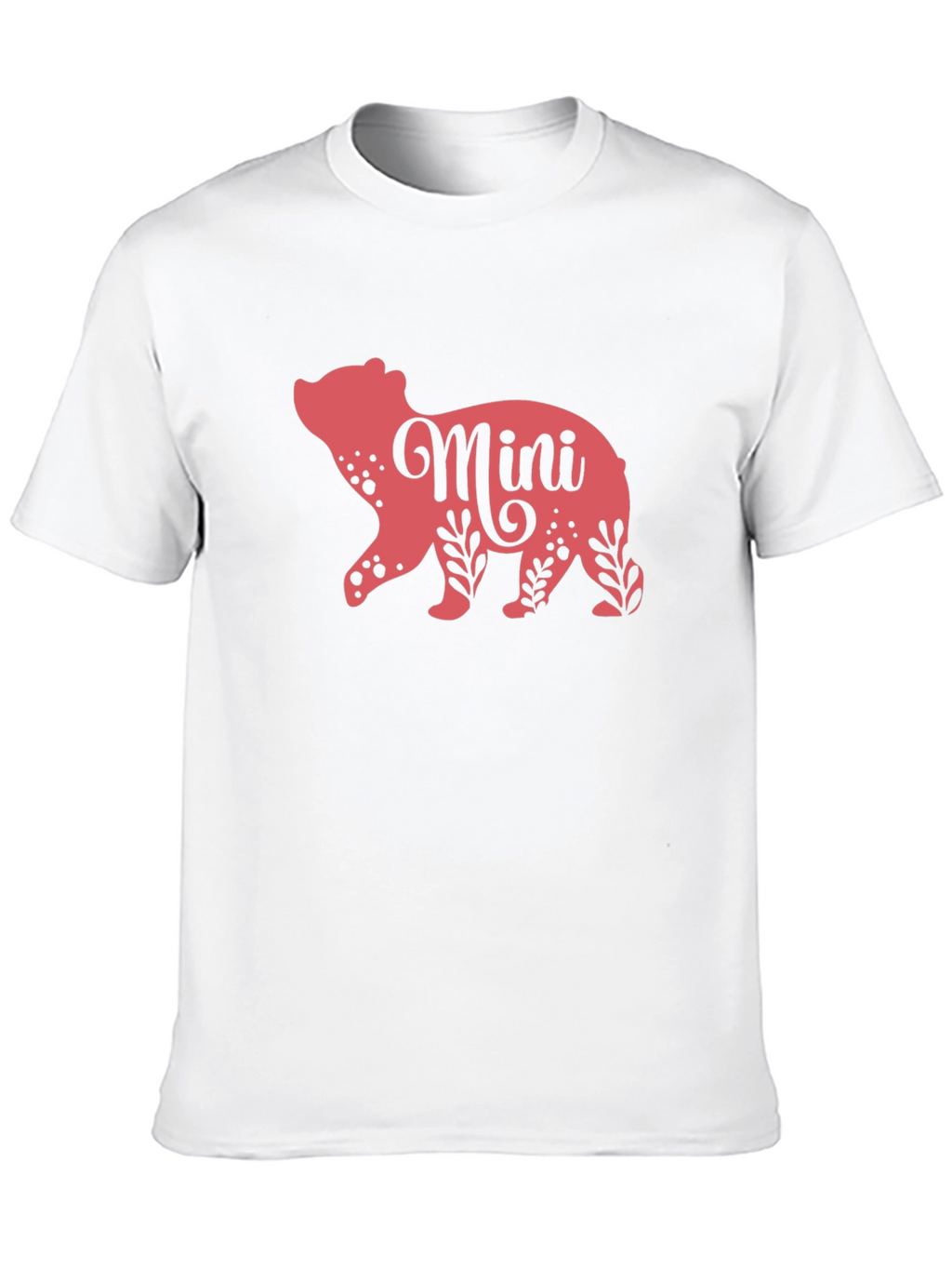 Mini Bear Graphic Tee - Trendy Casual Wear