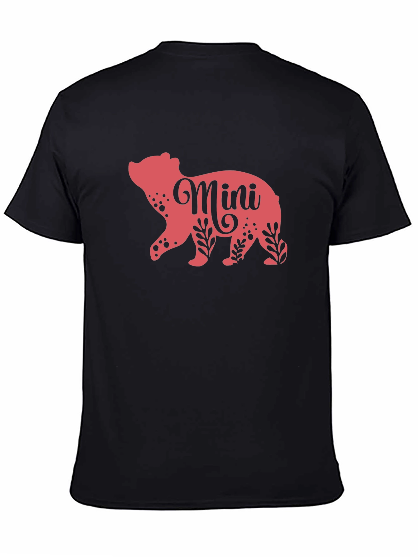 Mini Bear Graphic Tee - Trendy Casual Wear