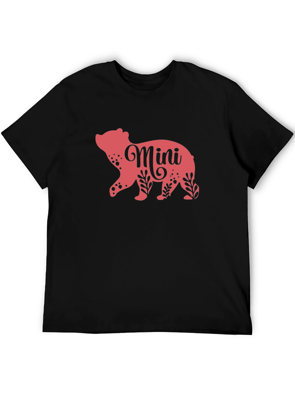 Mini Bear Graphic Tee - Trendy Casual Wear