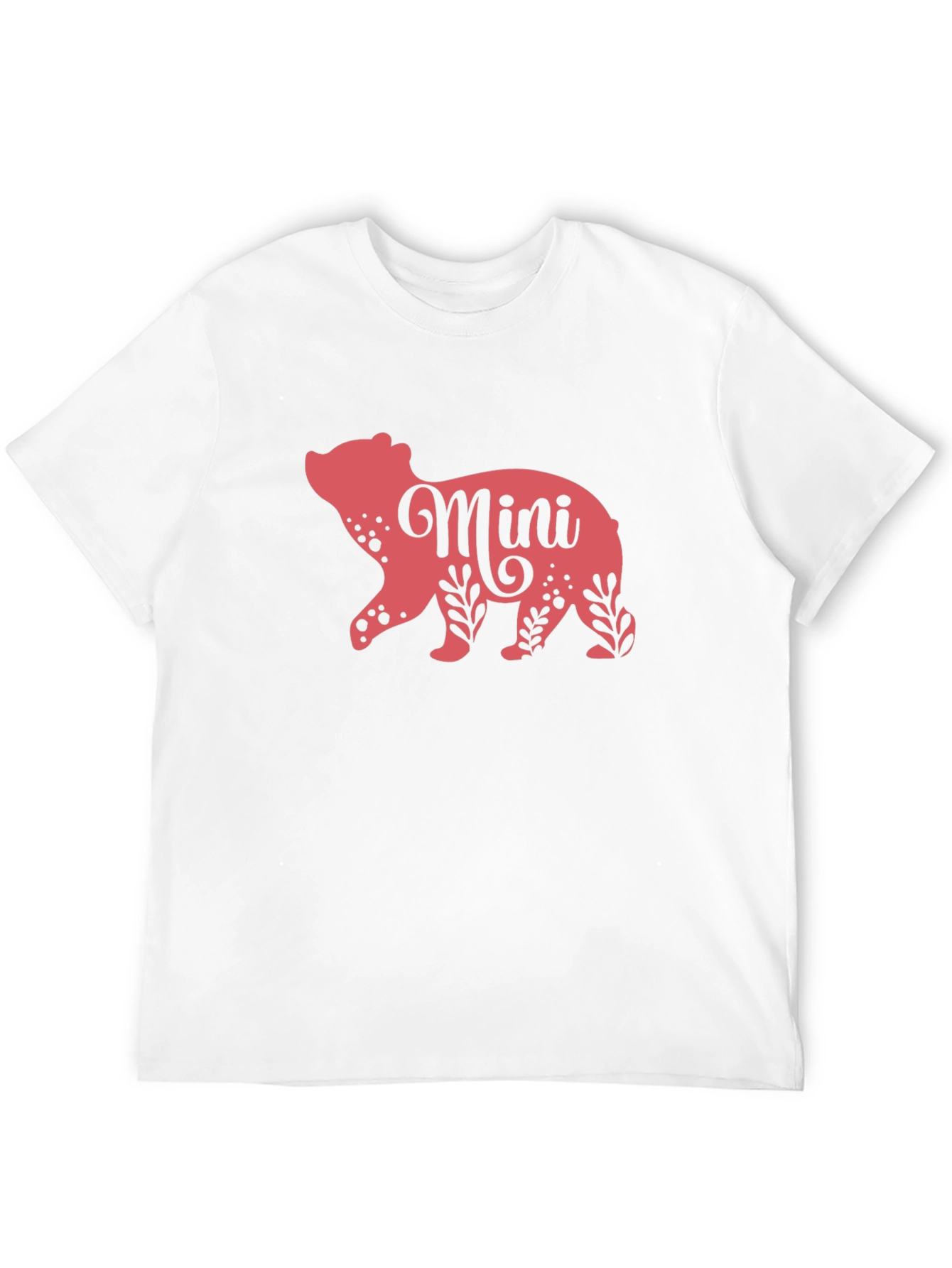 Mini Bear Graphic Tee - Trendy Casual Wear