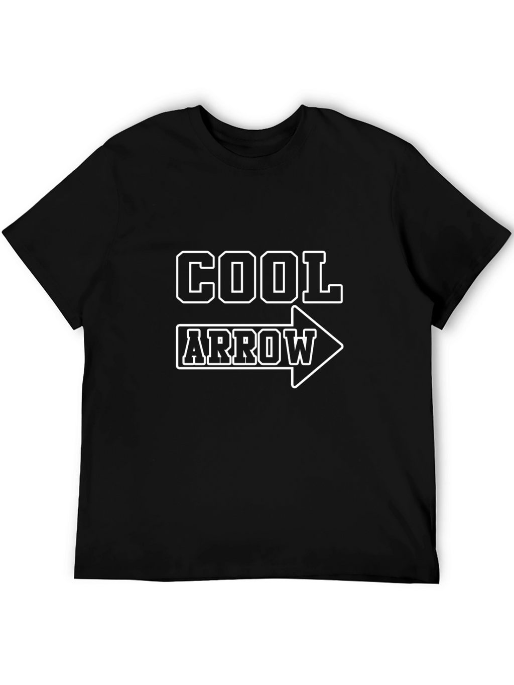 Cool Arrow Graphic T-Shirt - Black