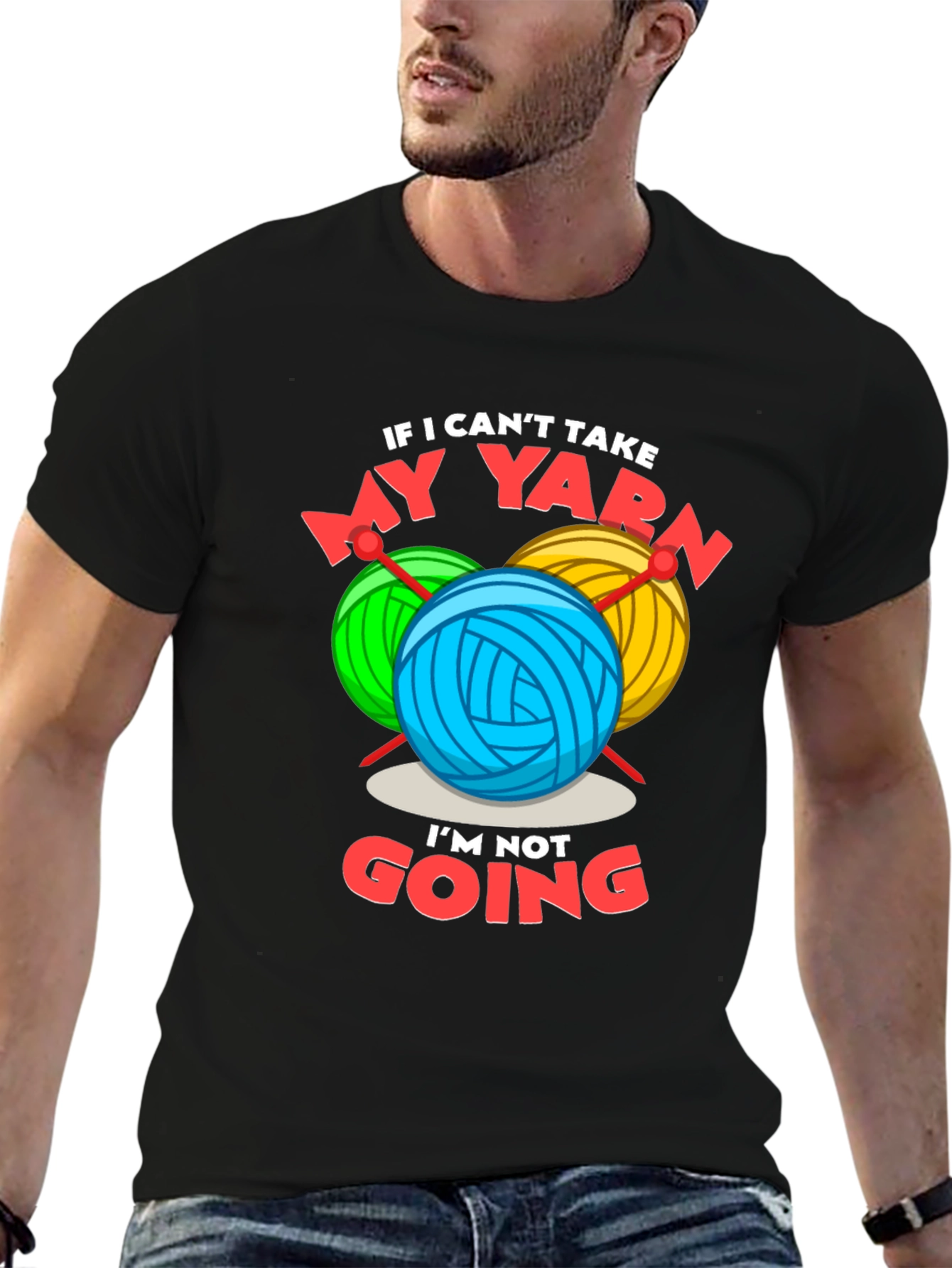 Funny Yarn Lover T-Shirt - Knitting & Crochet Gift Tee