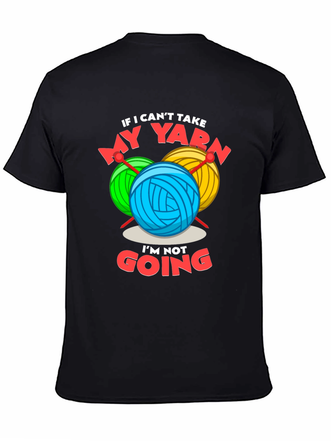 Funny Yarn Lover T-Shirt - Knitting & Crochet Gift Tee