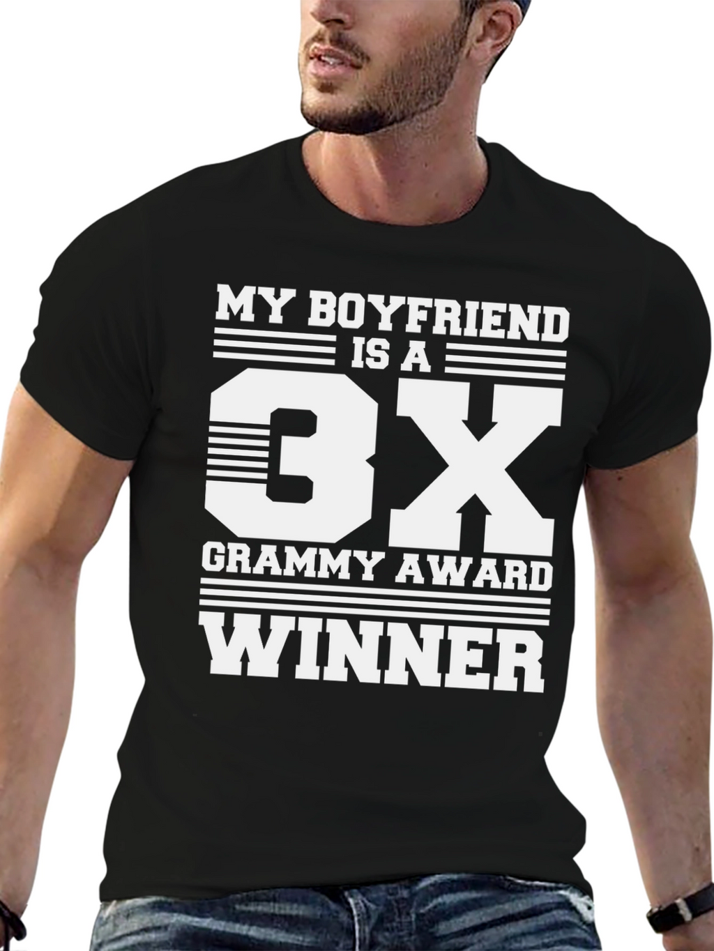 My Boyfriend is a 3X Grammy Award Winner T-Shirt