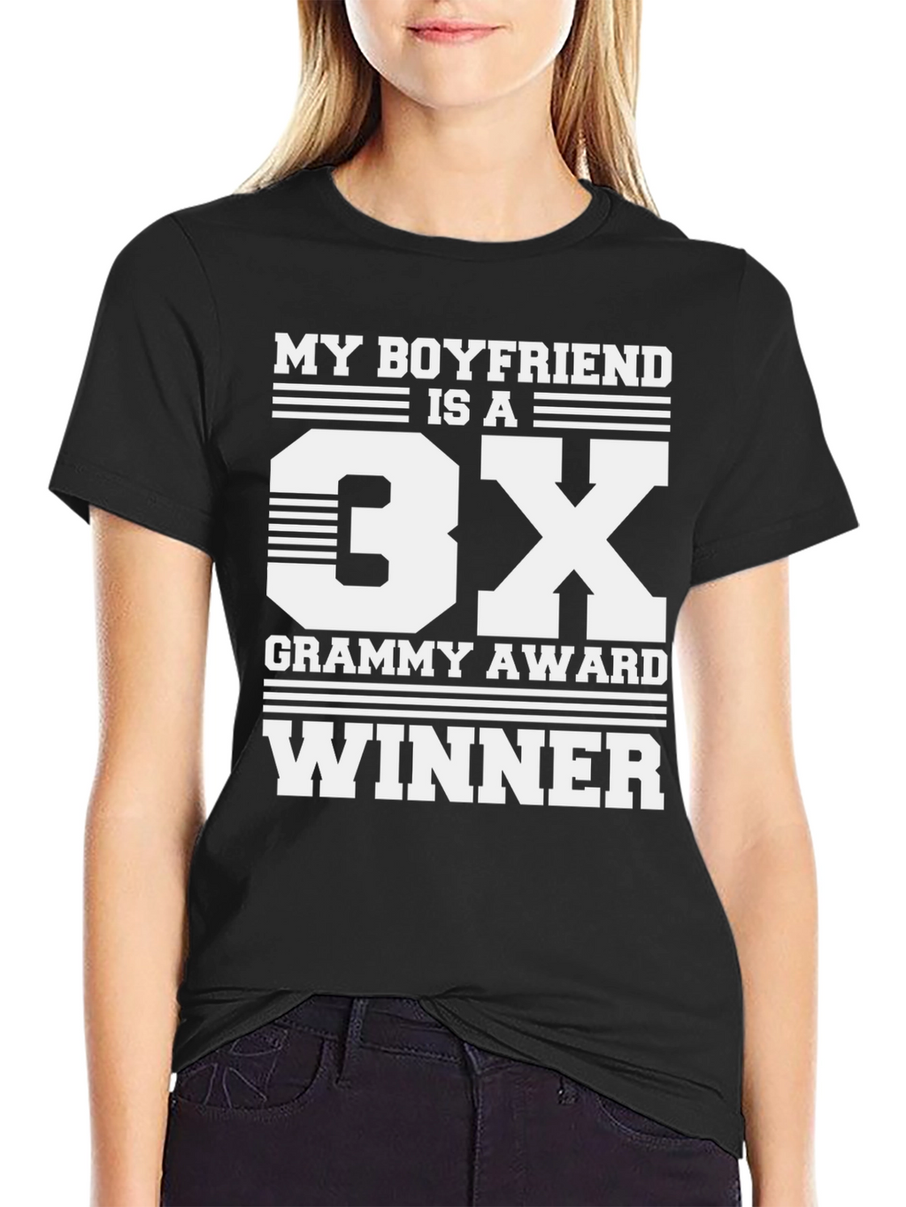 My Boyfriend is a 3X Grammy Award Winner T-Shirt