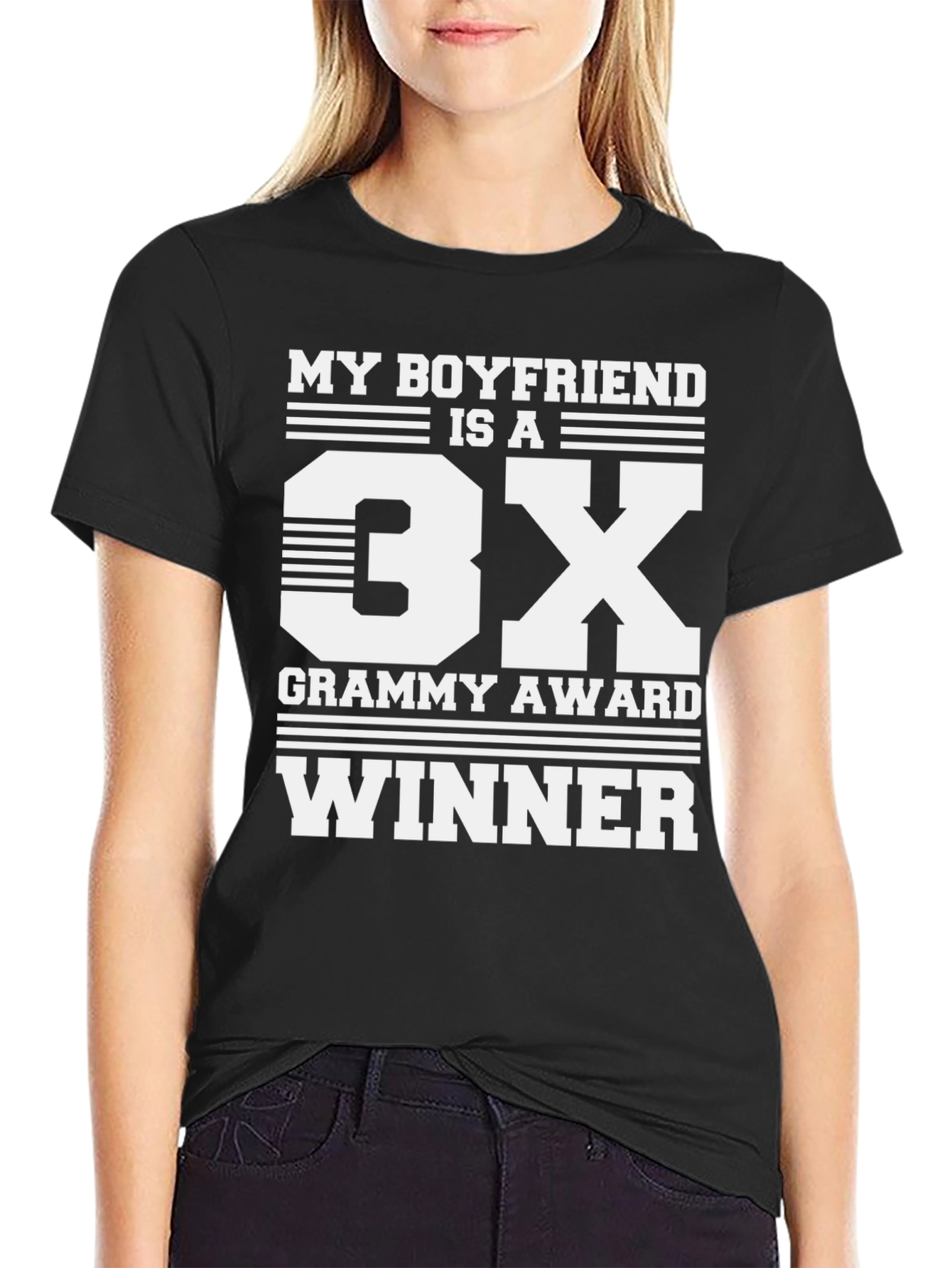 My Boyfriend is a 3X Grammy Award Winner T-Shirt