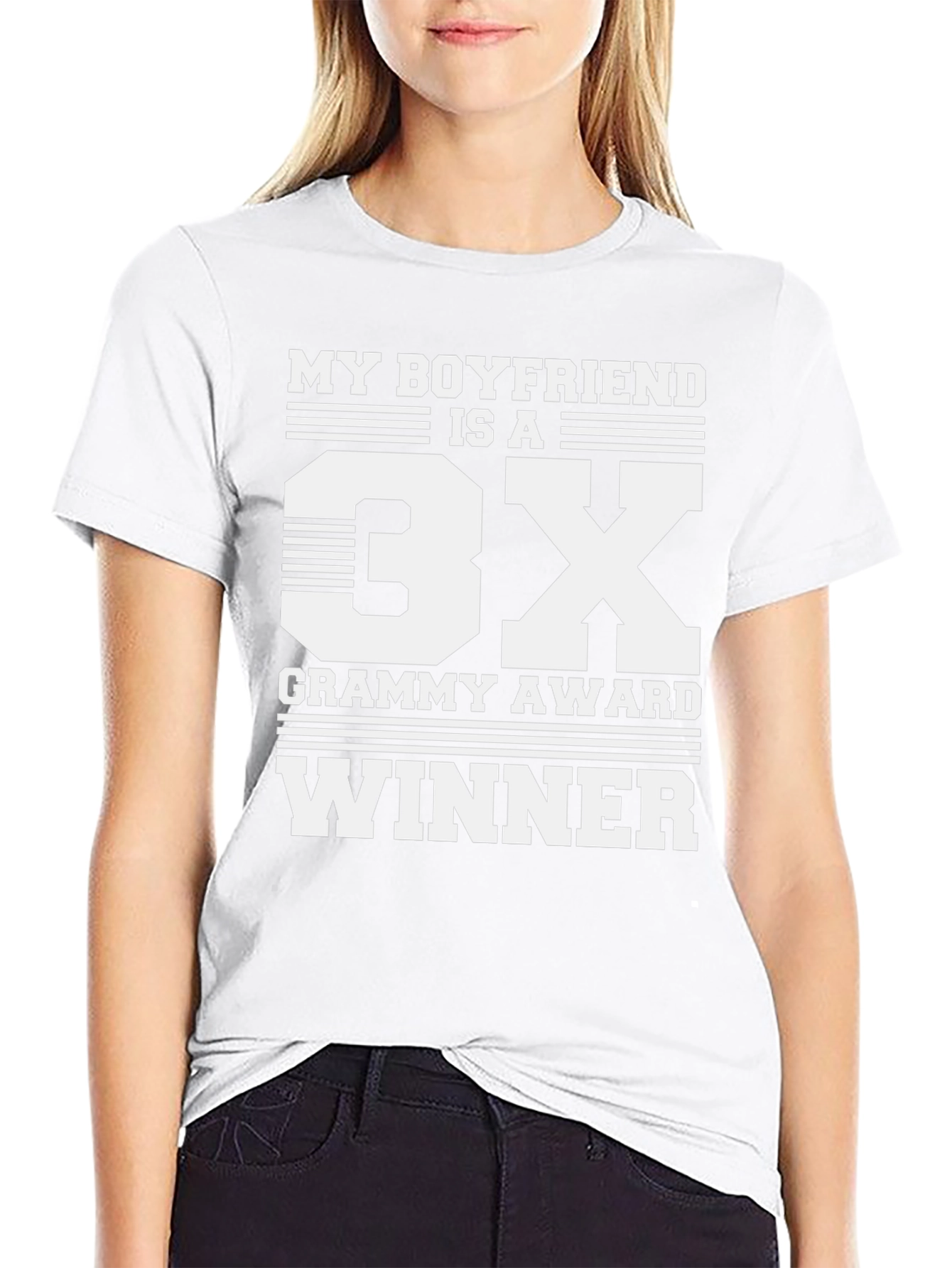 My Boyfriend is a 3X Grammy Award Winner T-Shirt