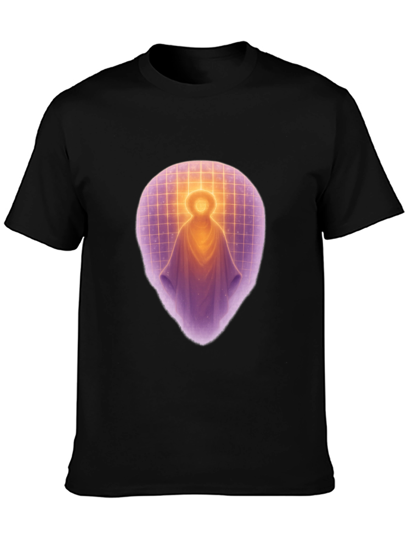 Enlightened Being Graphic Tee - Black Cotton Shirt