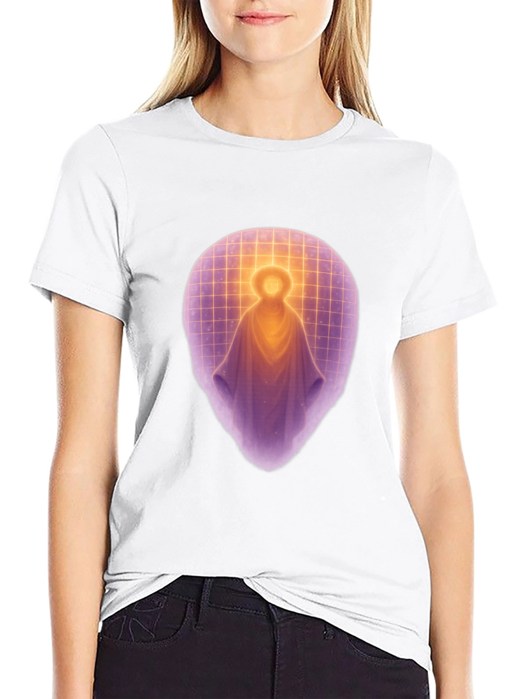 Enlightened Being Graphic Tee - Black Cotton Shirt