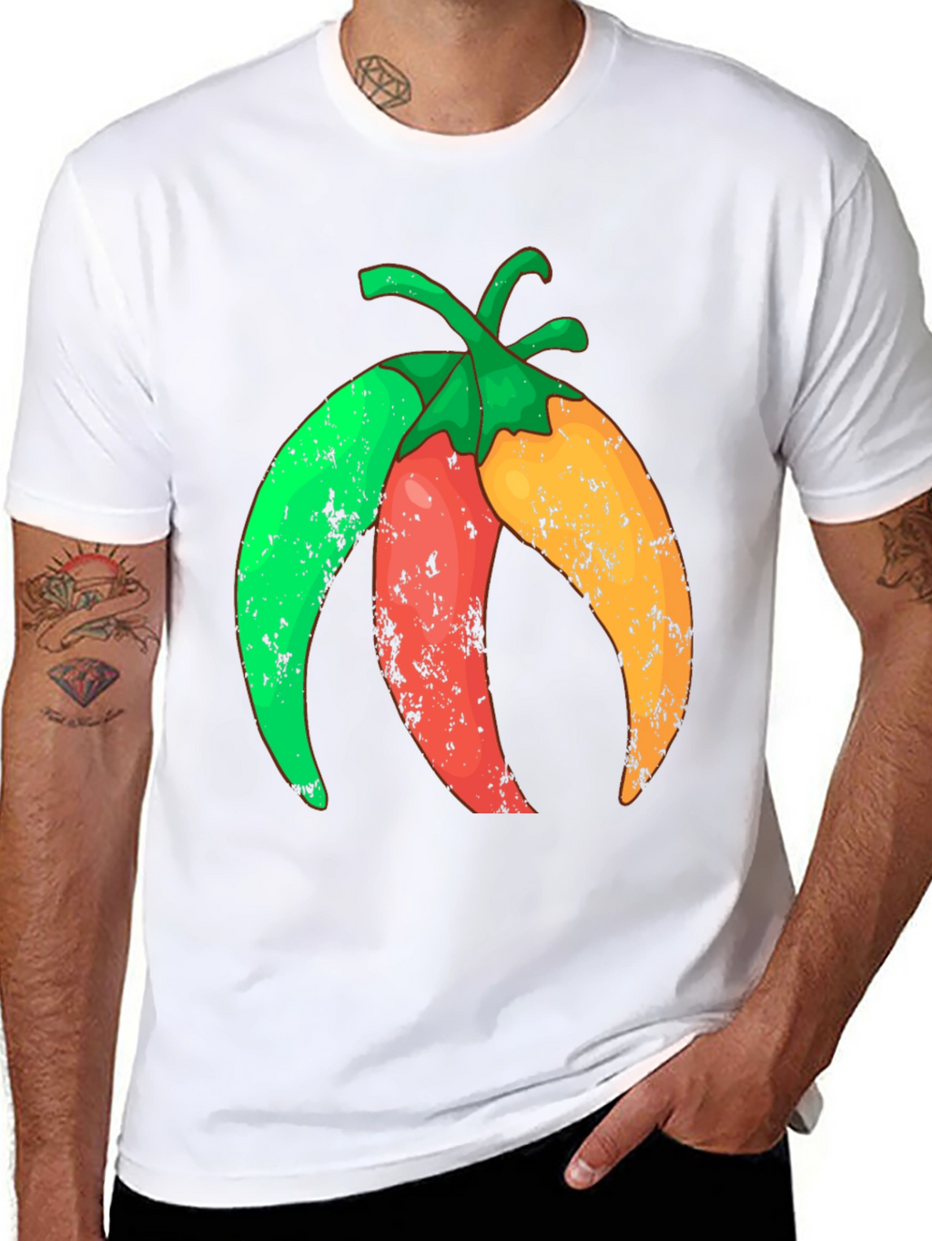 Spicy Chili Pepper Graphic Tee