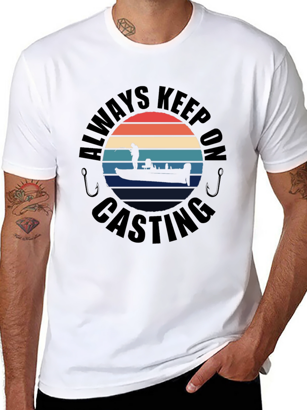Always Keep On Casting Fishing T-Shirt