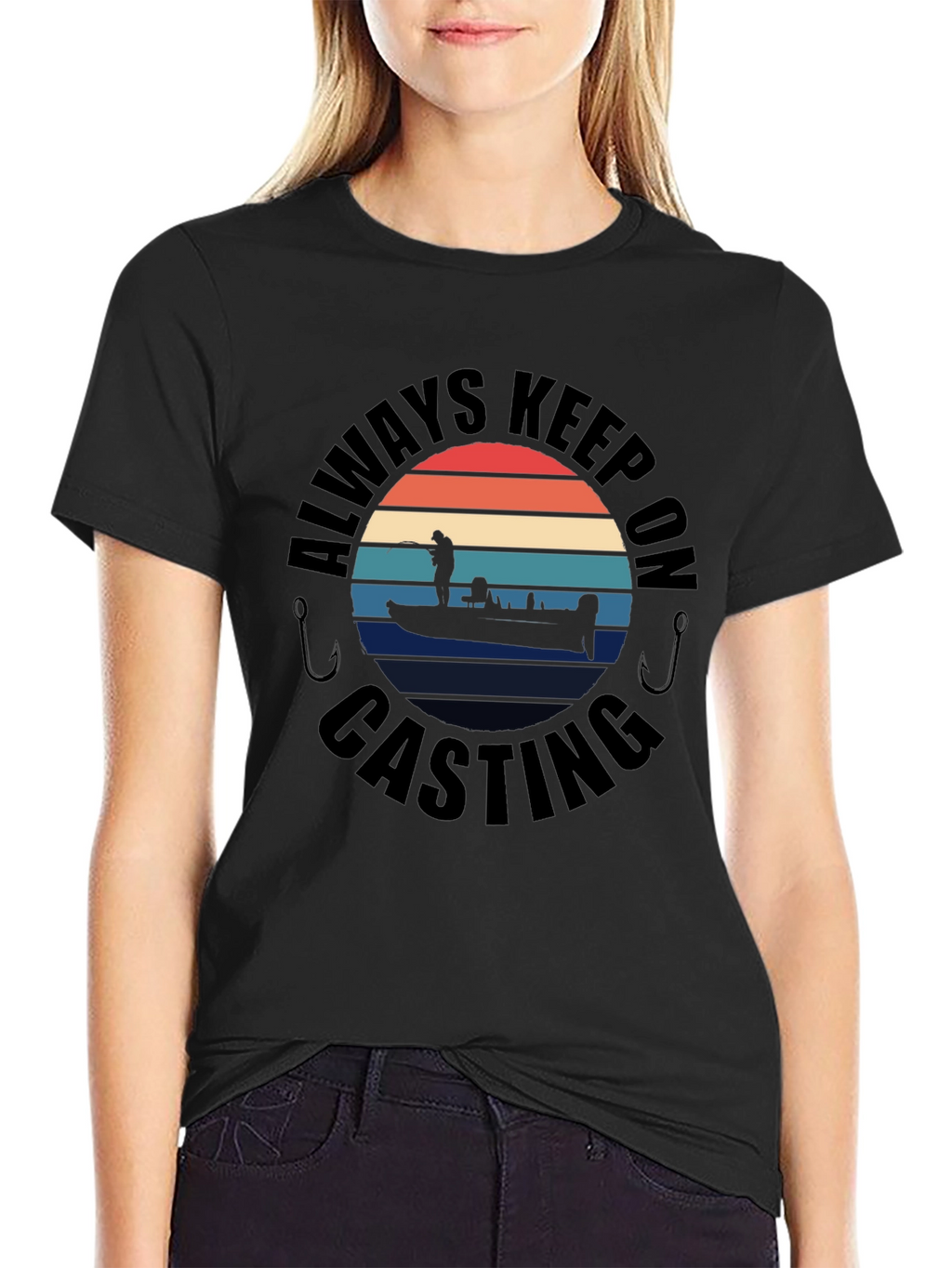 Always Keep On Casting Fishing T-Shirt