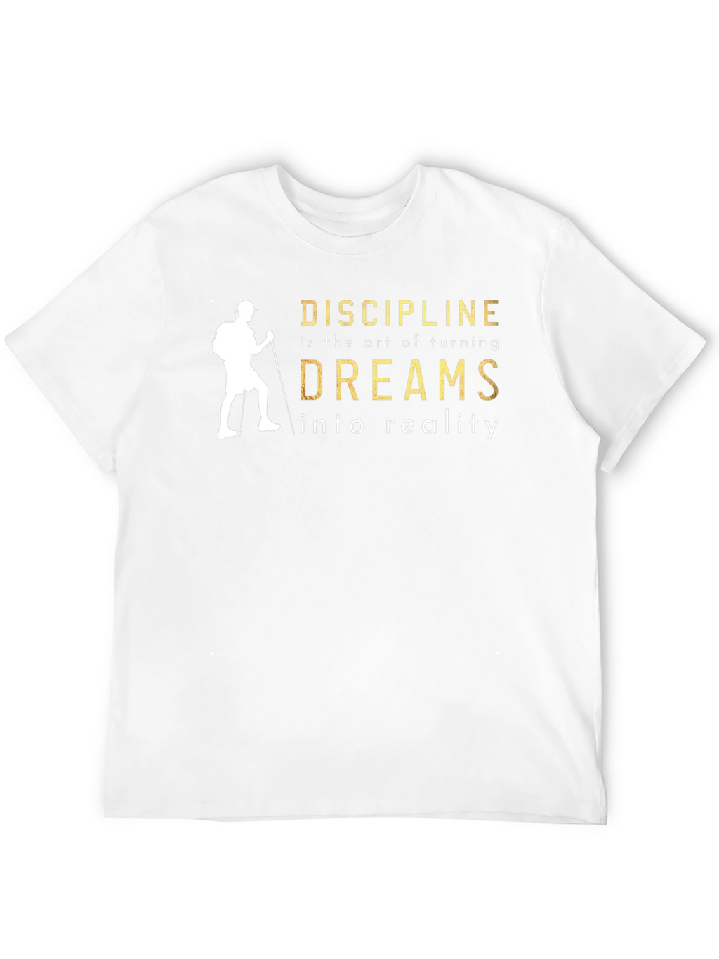 Discipline Dreams T-Shirt - Inspirational Black Tee