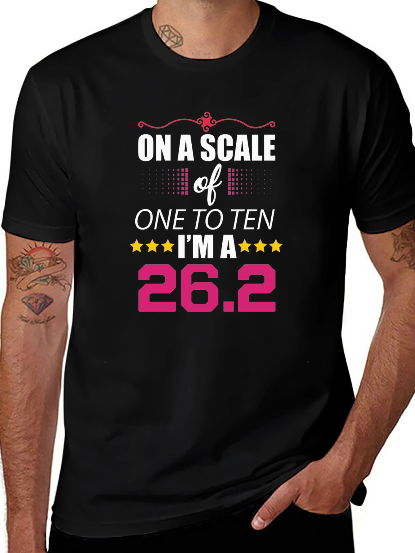 26.2 Marathon Runner T-Shirt - Scale of One to Ten