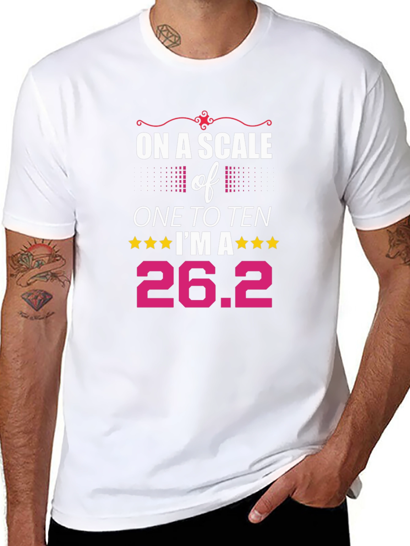 26.2 Marathon Runner T-Shirt - Scale of One to Ten