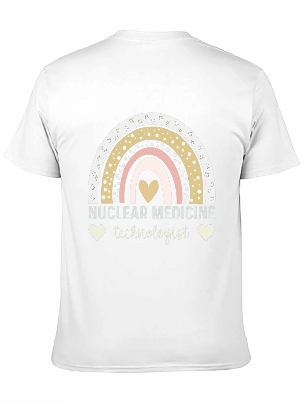Nuclear Medicine Technologist Rainbow Heart T-Shirt