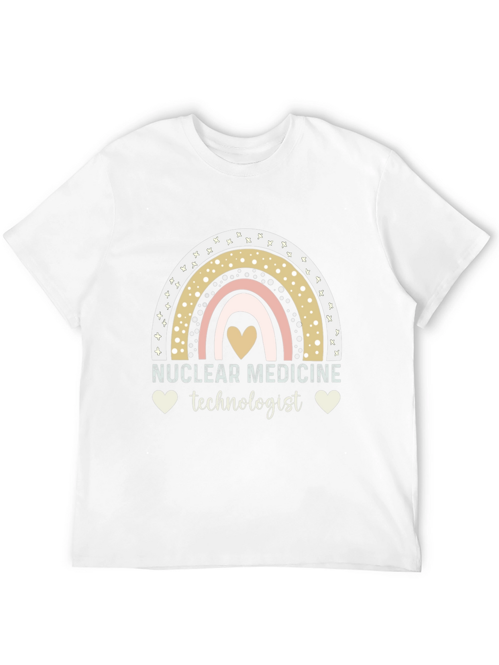 Nuclear Medicine Technologist Rainbow Heart T-Shirt