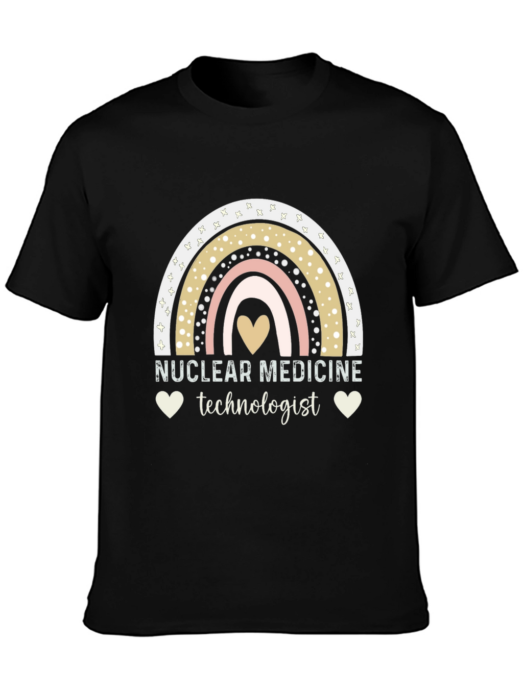 Nuclear Medicine Technologist Rainbow Heart T-Shirt