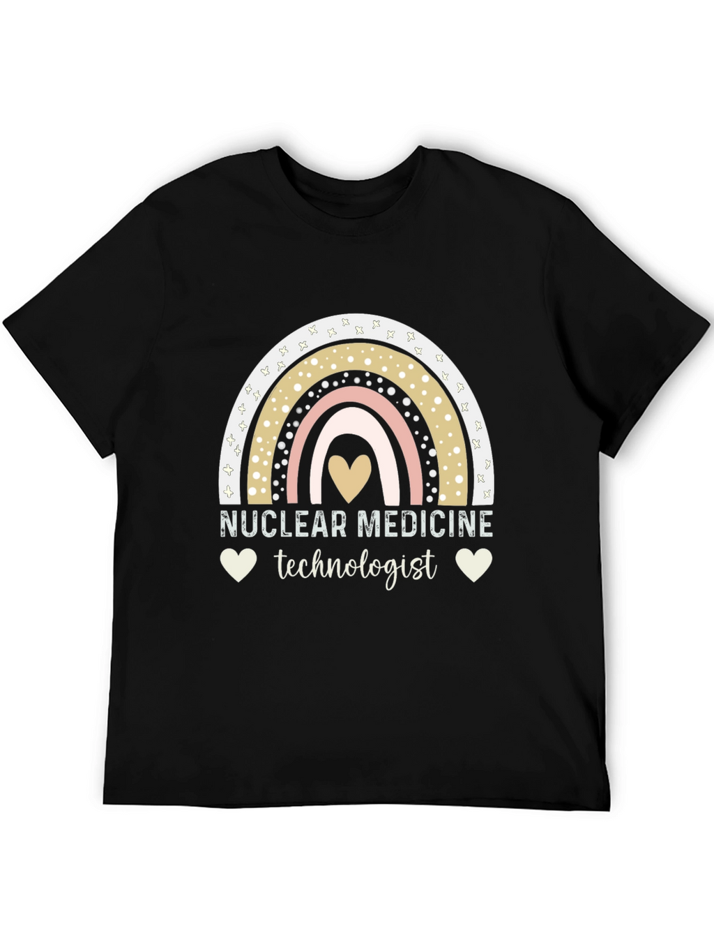 Nuclear Medicine Technologist Rainbow Heart T-Shirt