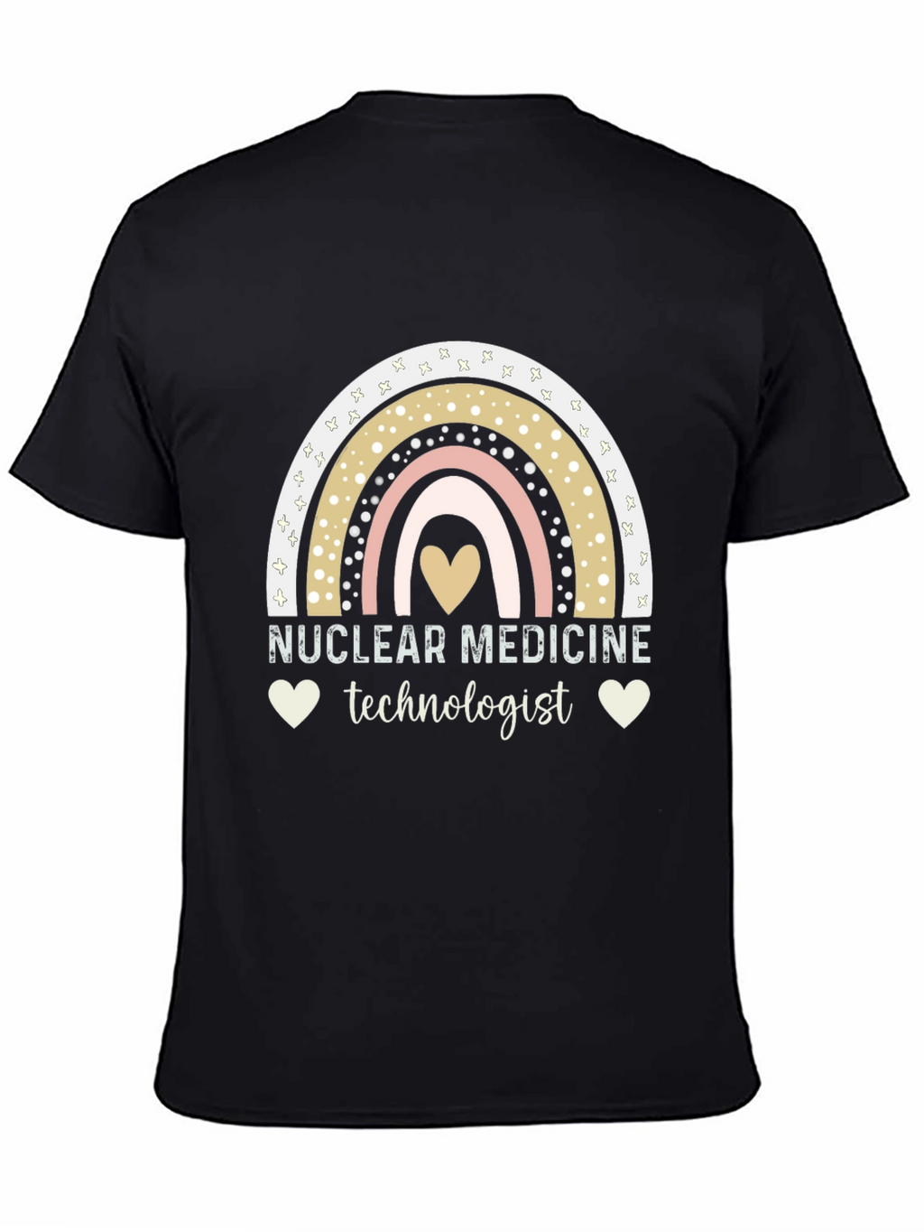 Nuclear Medicine Technologist Rainbow Heart T-Shirt