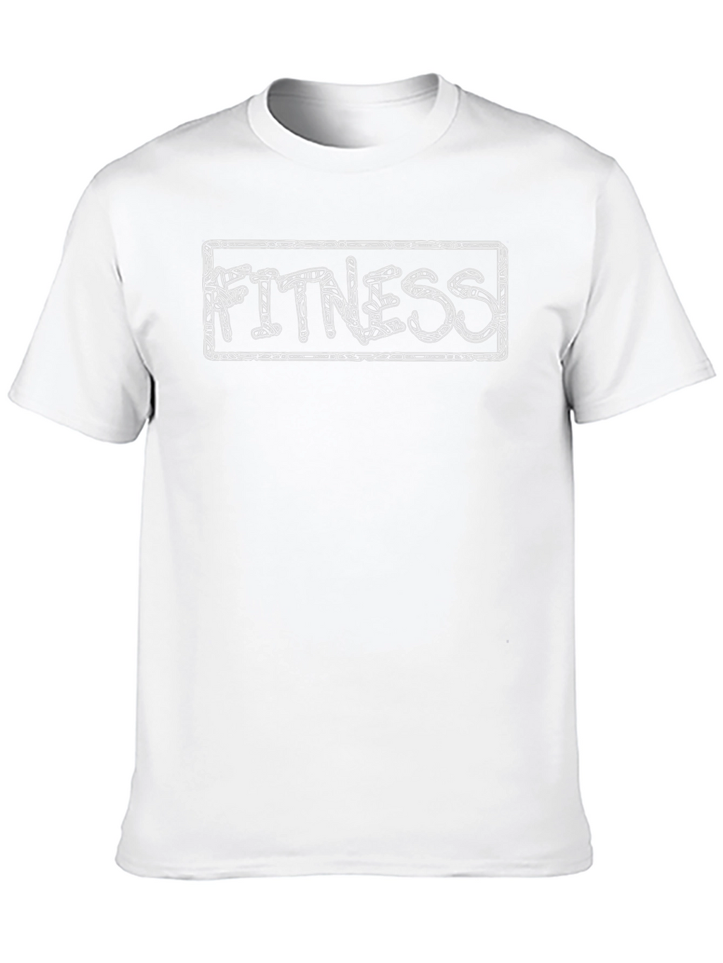 Fitness Graphic Black T-Shirt