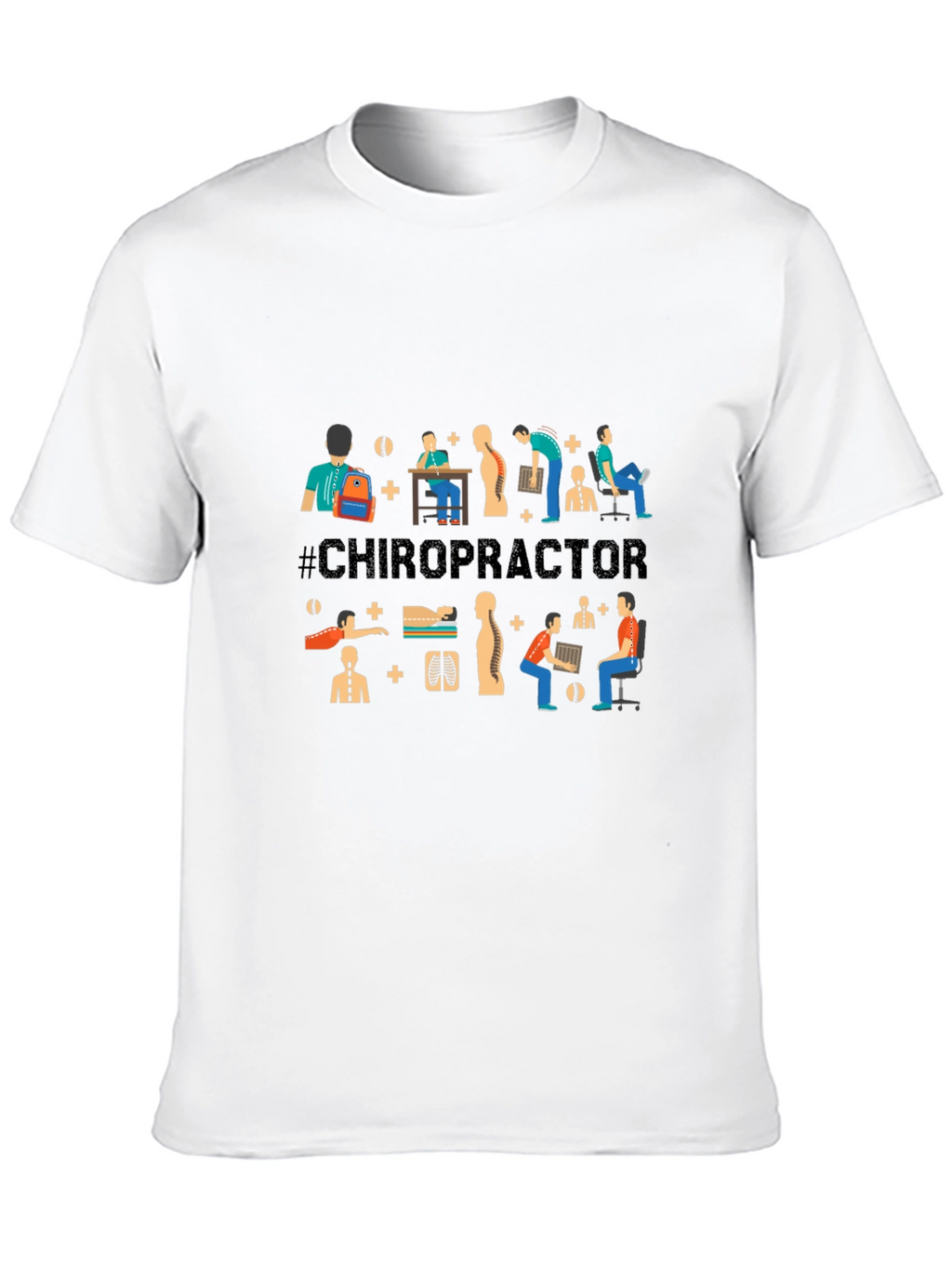 Chiropractor Graphic T-Shirt - Black