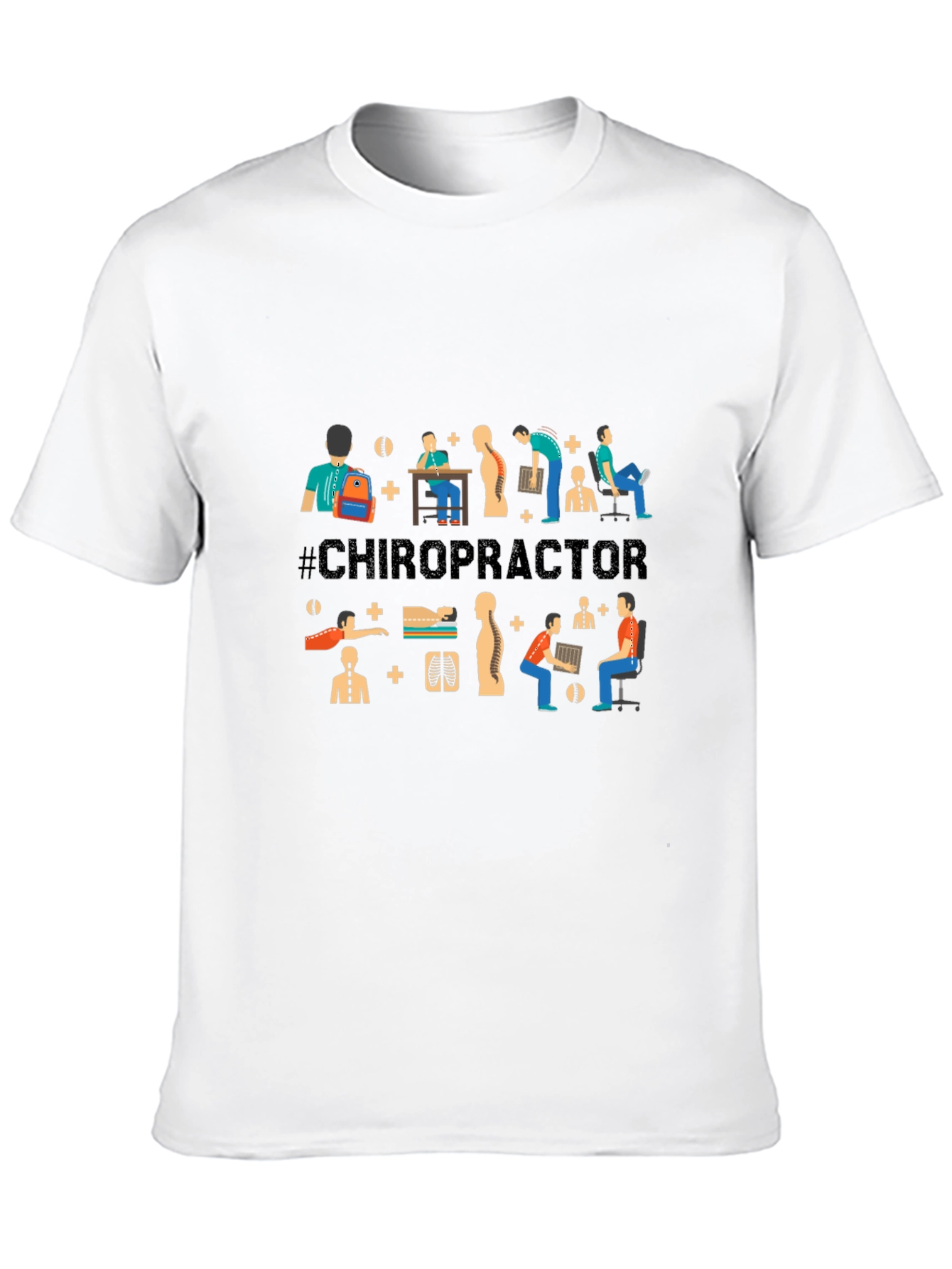 Chiropractor Graphic T-Shirt - Black
