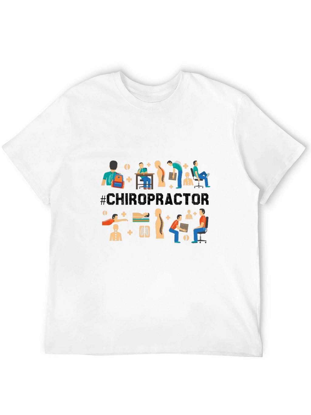 Chiropractor Graphic T-Shirt - Black